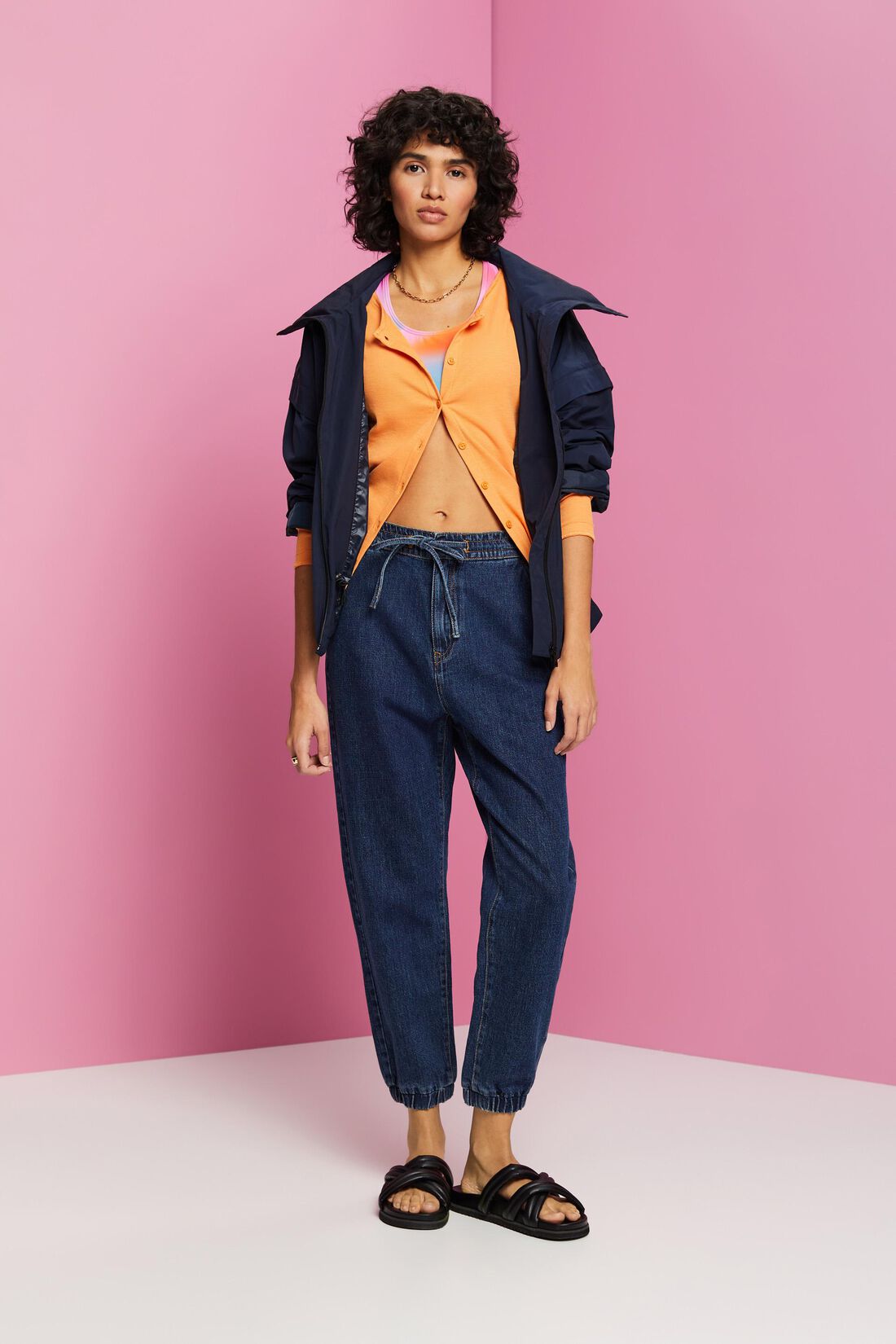 Denim-Jeans im Jogger-Style