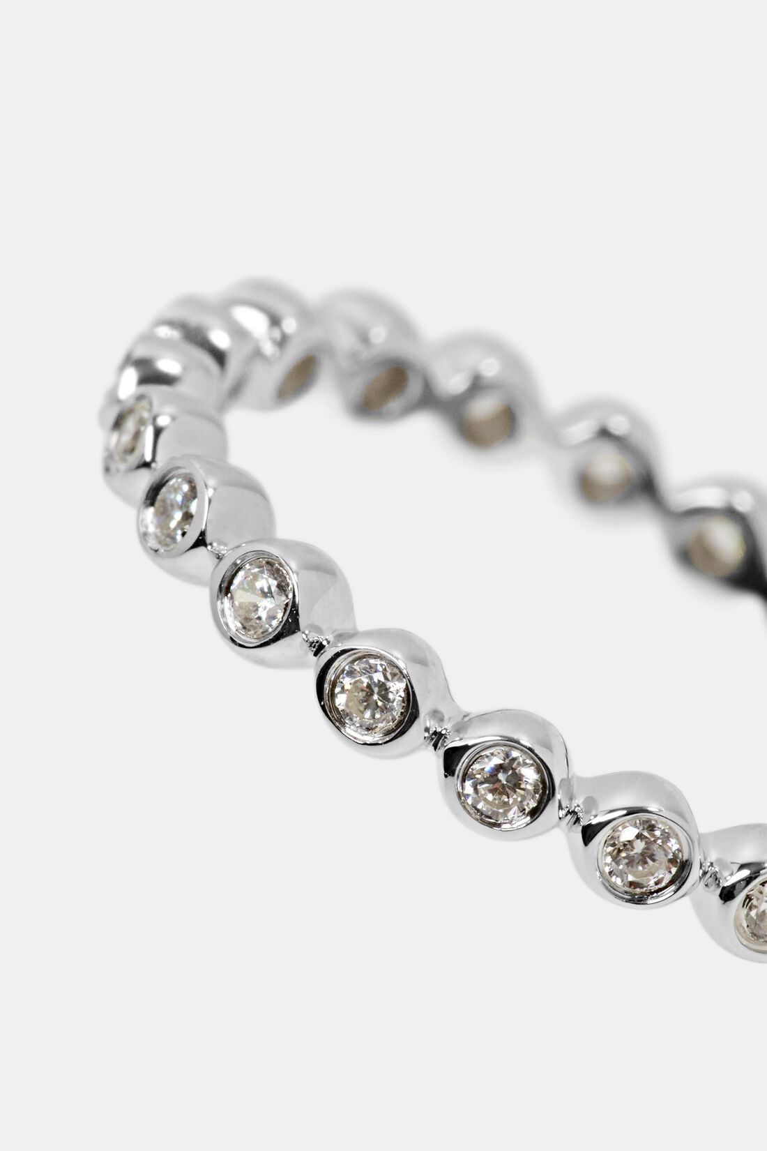 Zirkoniaring aus Sterlingsilber