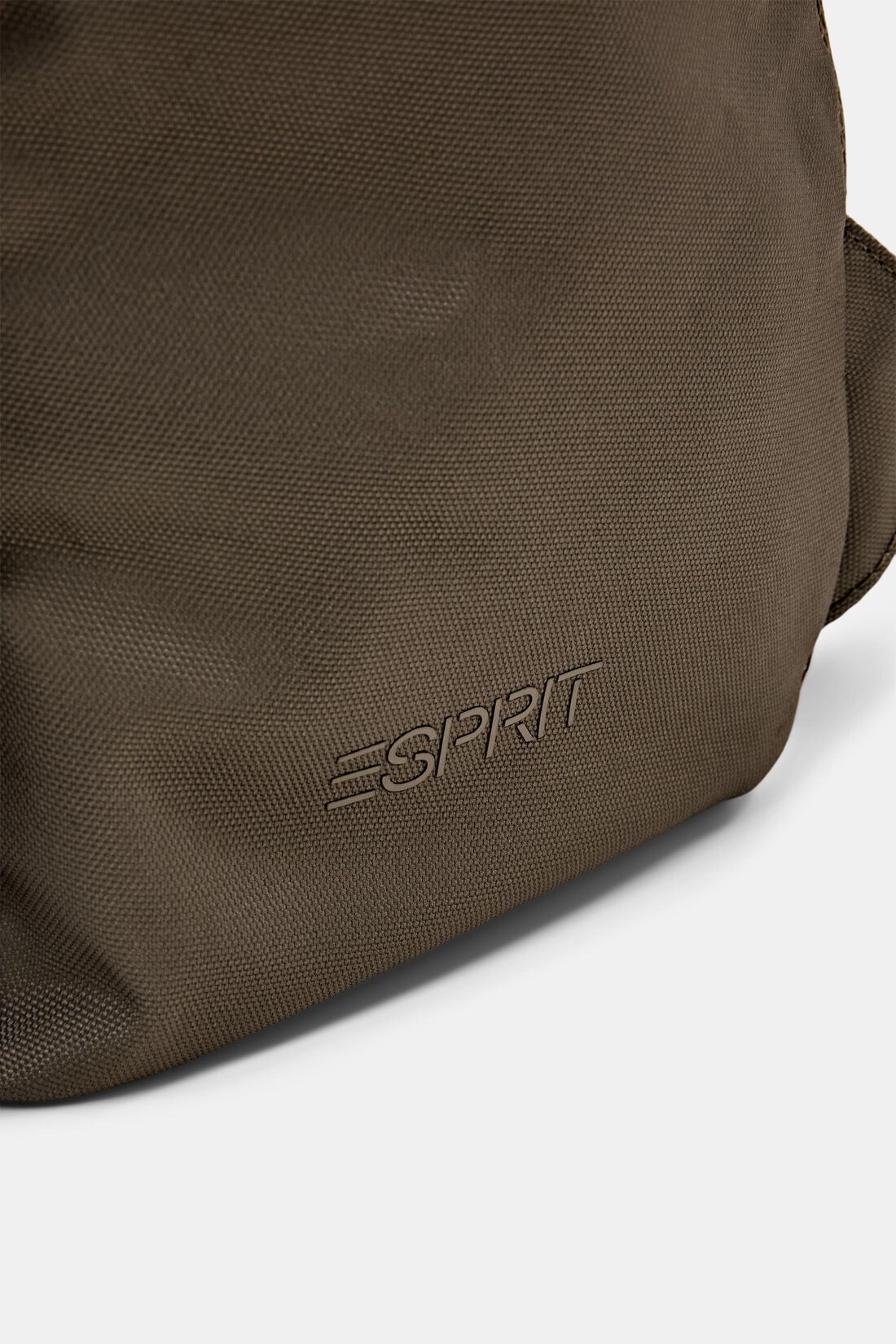 Rucksack aus Webstoff mit Zipperfach