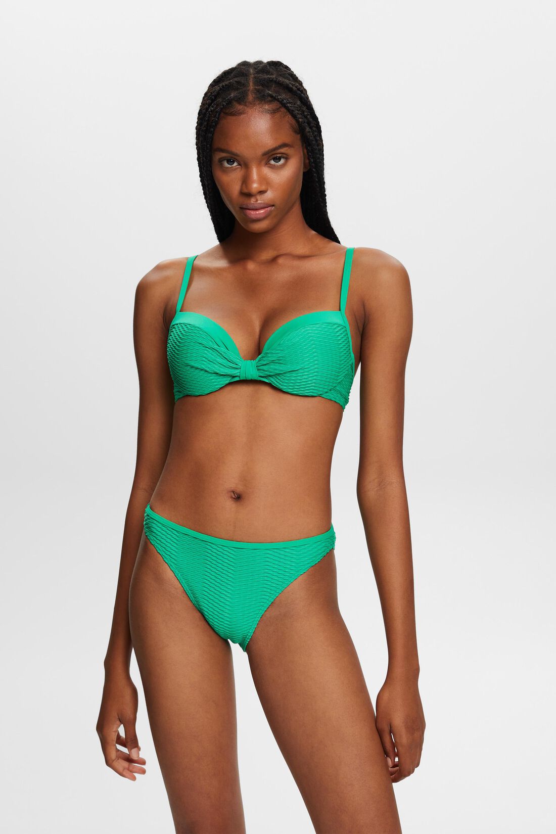 Recycelt: Strukturierte Bikinihose