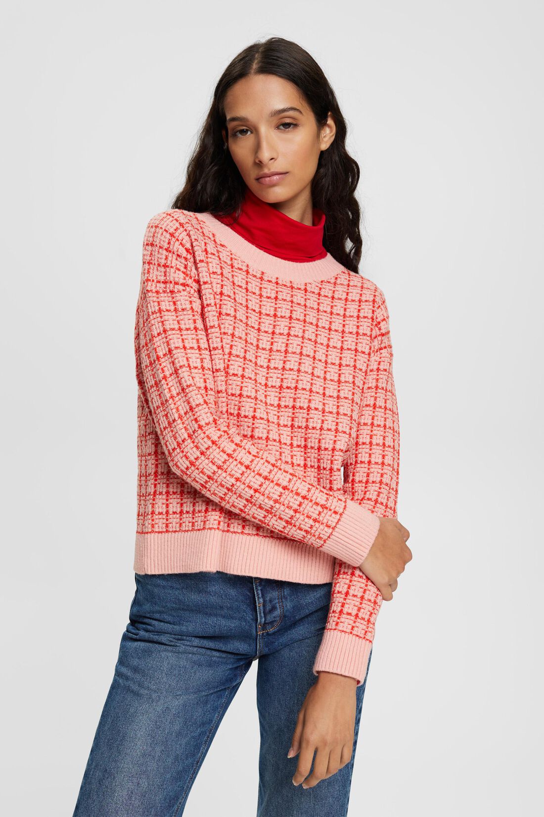 Pullover mit Karomuster