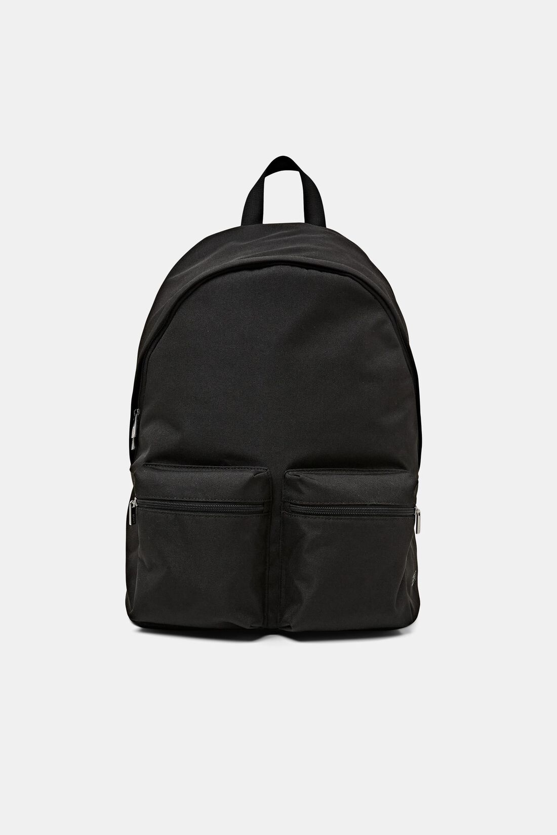 Rucksack aus Webstoff mit Zipperfach