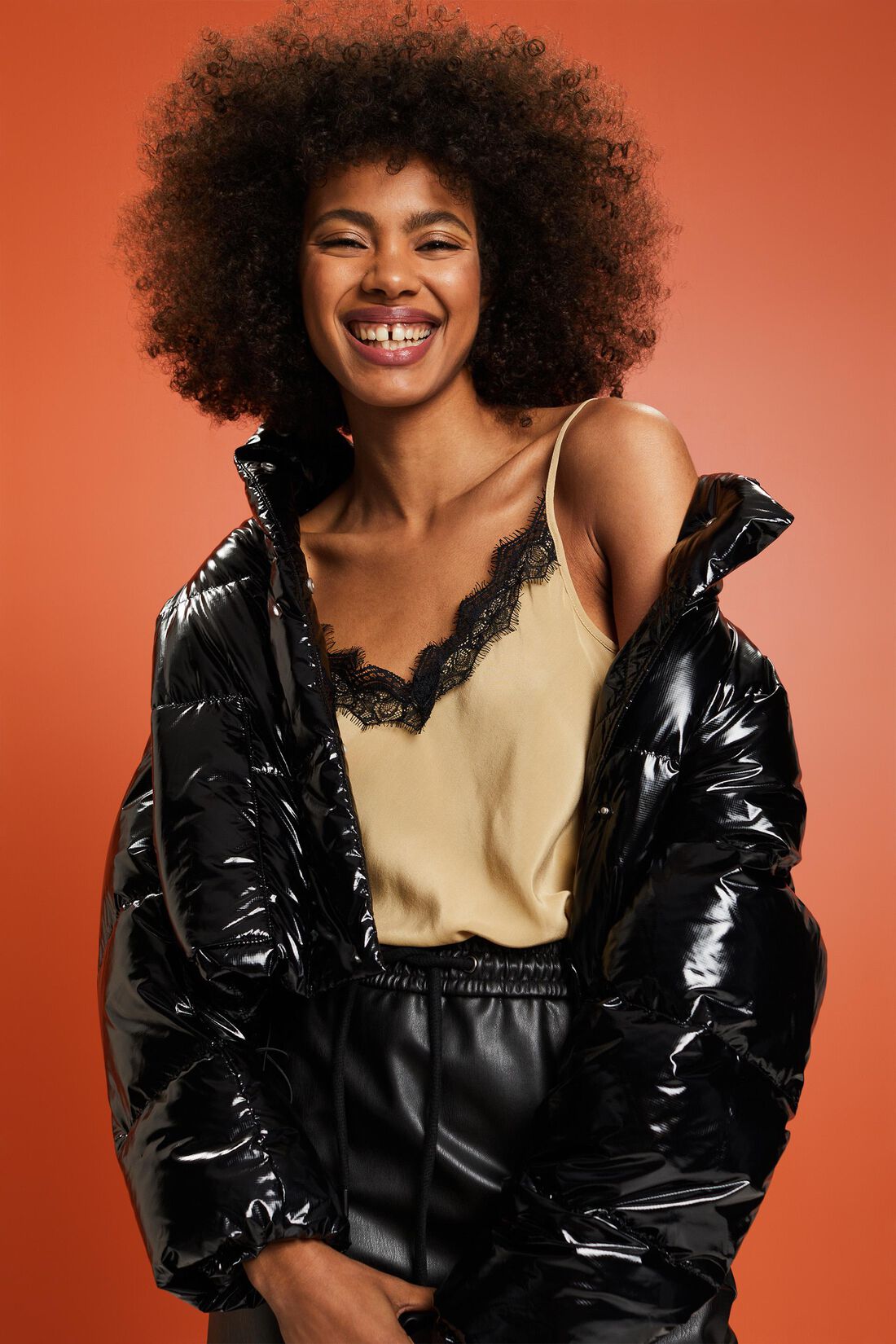 Camisole mit Spitze