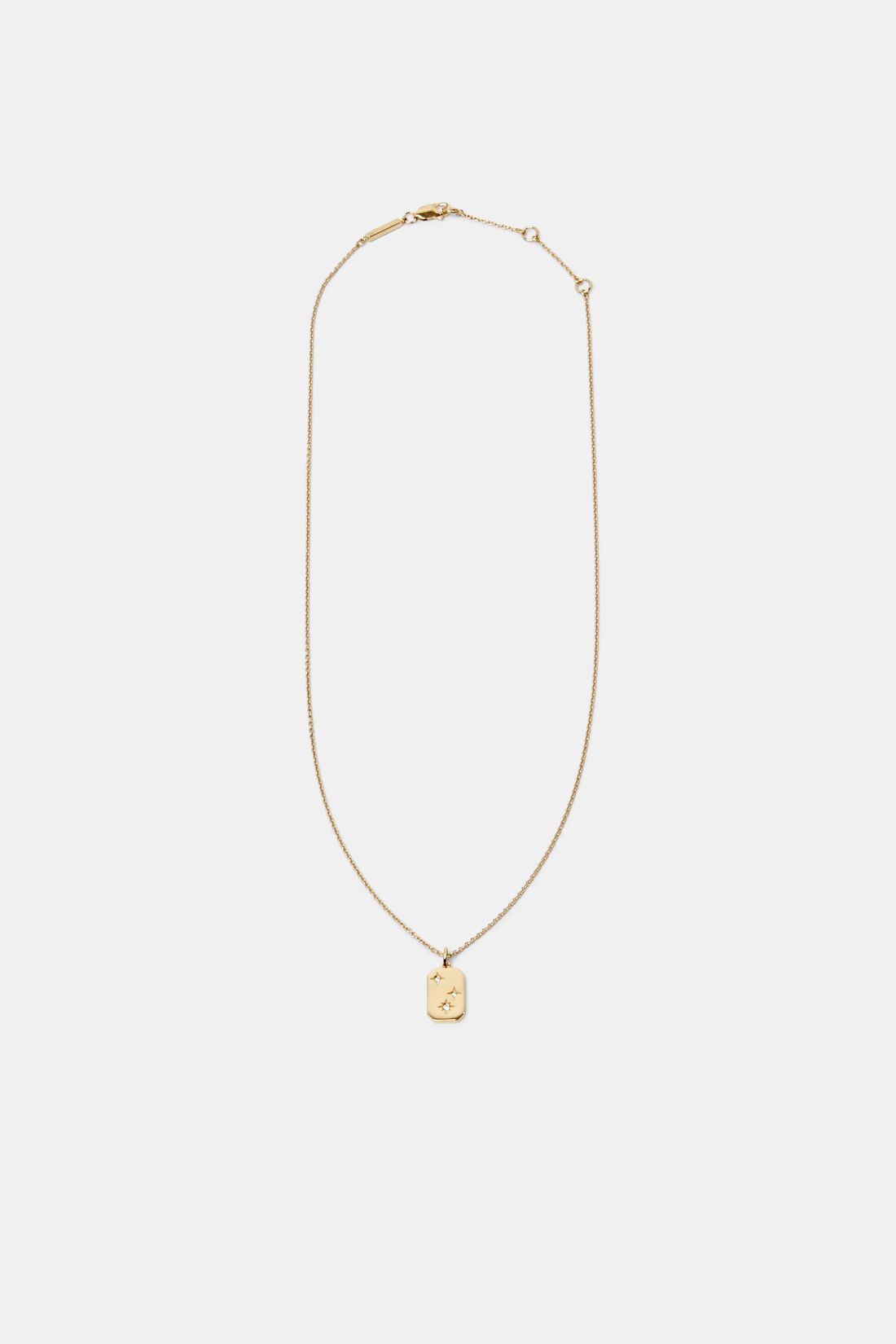 Kette mit Zirkonia-Anh&auml;nger, Sterling Silber