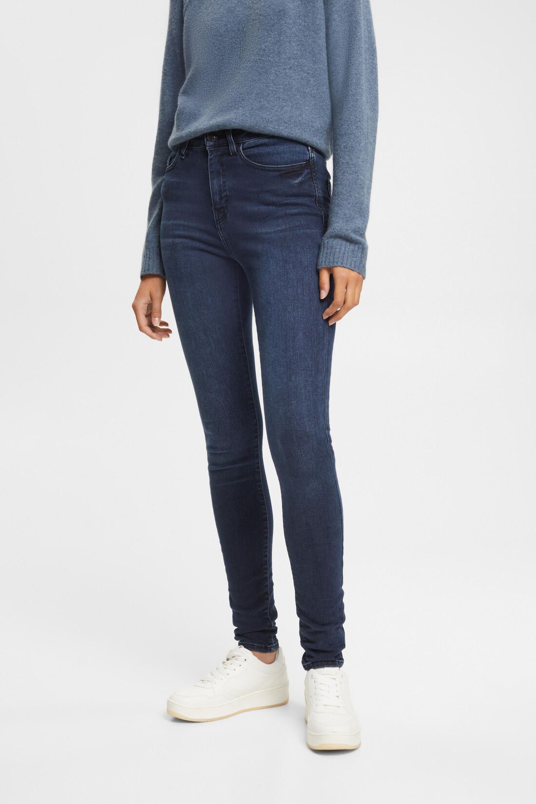 Stretchige High-Rise-Jeans im Skinny Fit