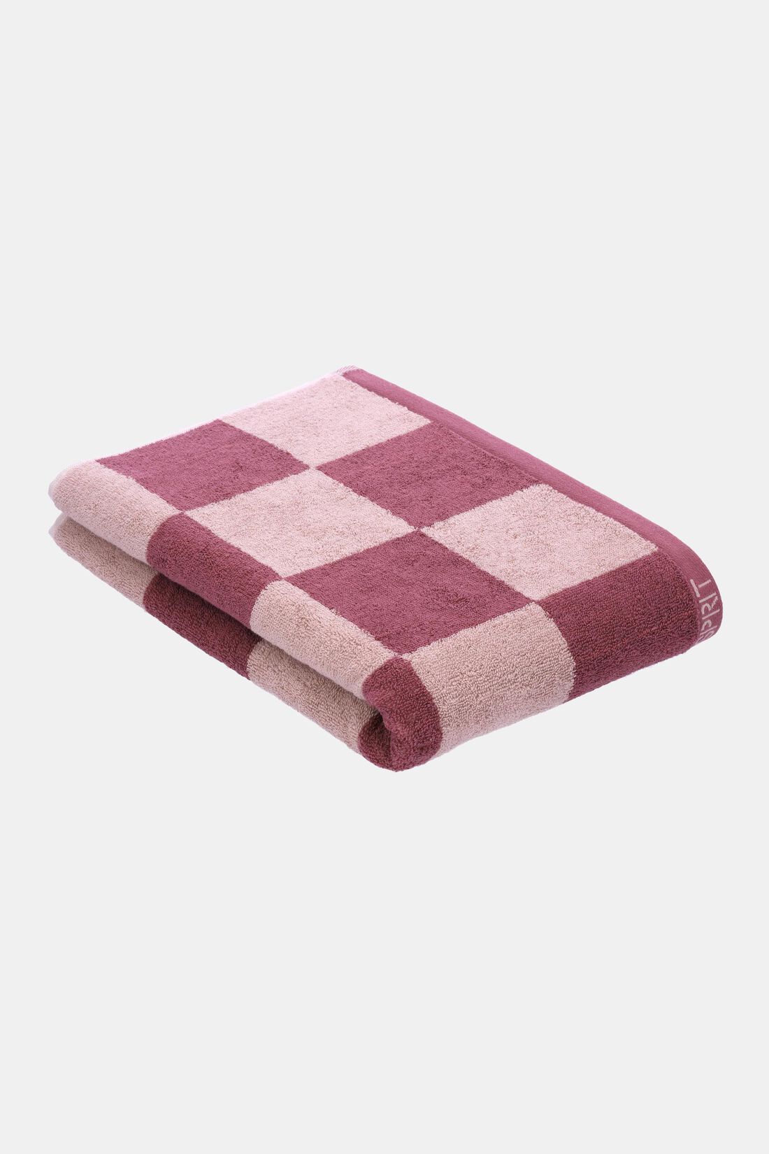 Handtuch mit Schachbrettmuster, 100% Baumwolle