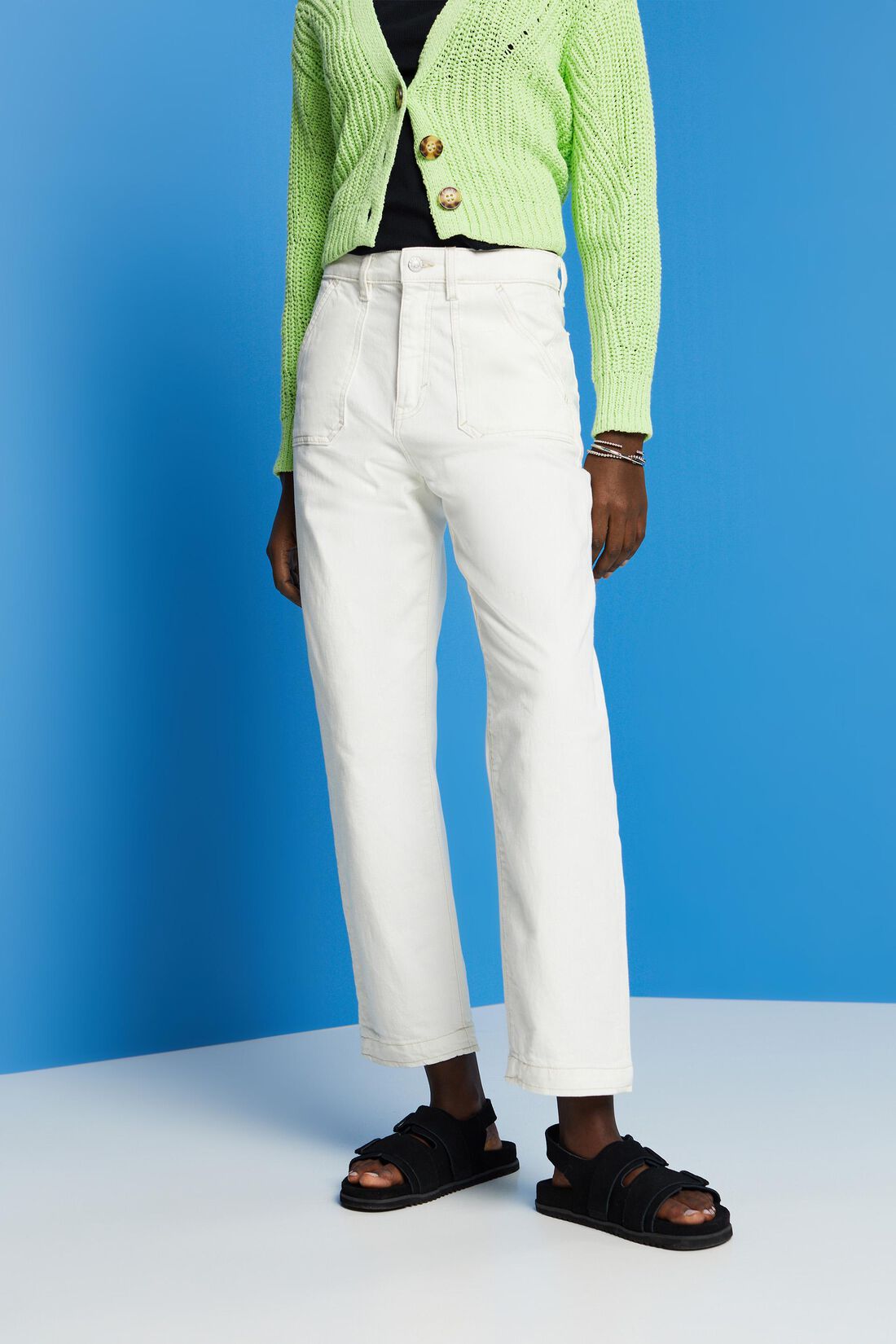 High-Rise-Jeans im Dad Fit