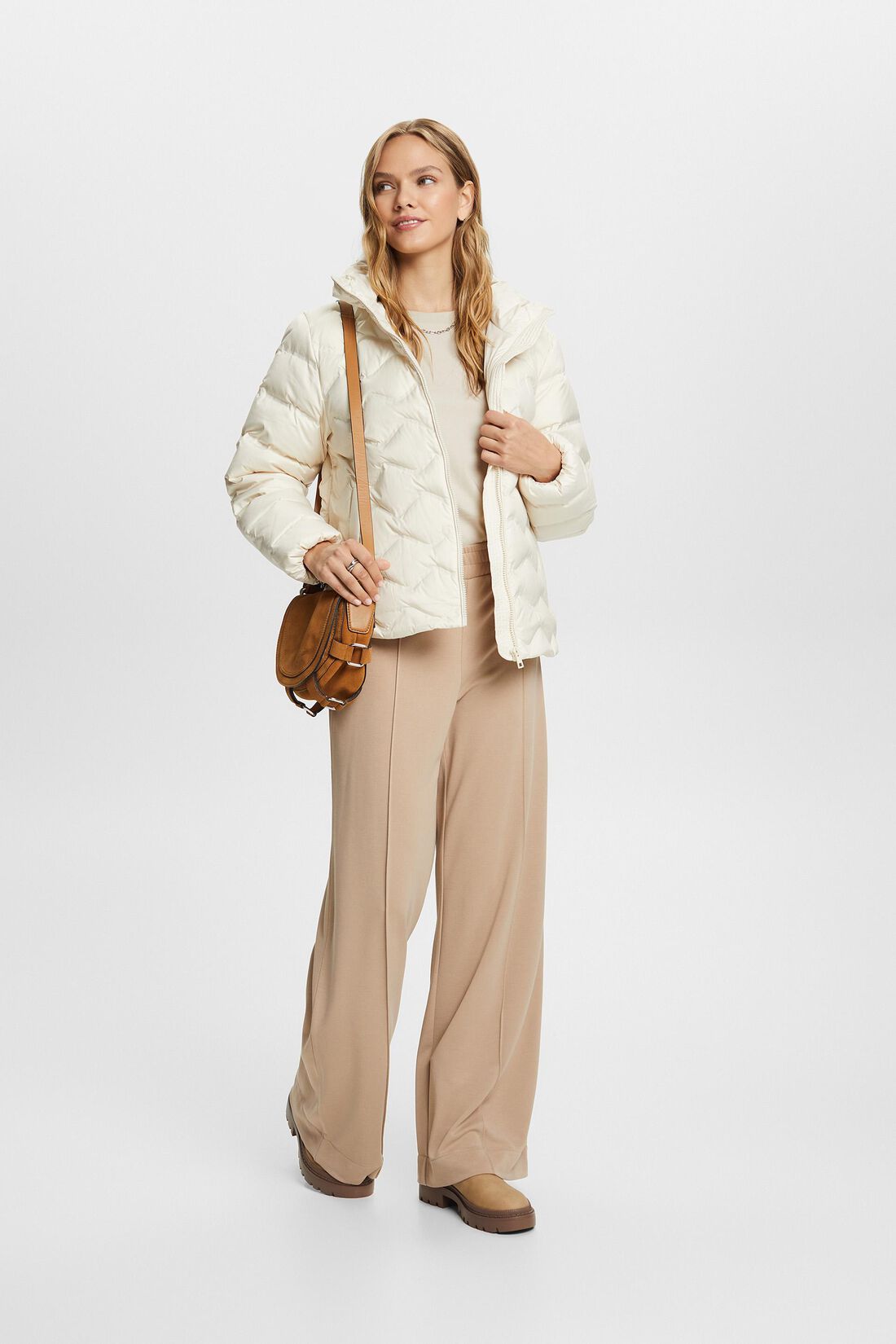 Recycelt: Gesteppte Pufferjacke