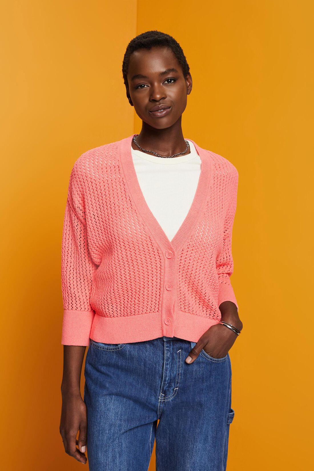 Locker gestrickter Cardigan