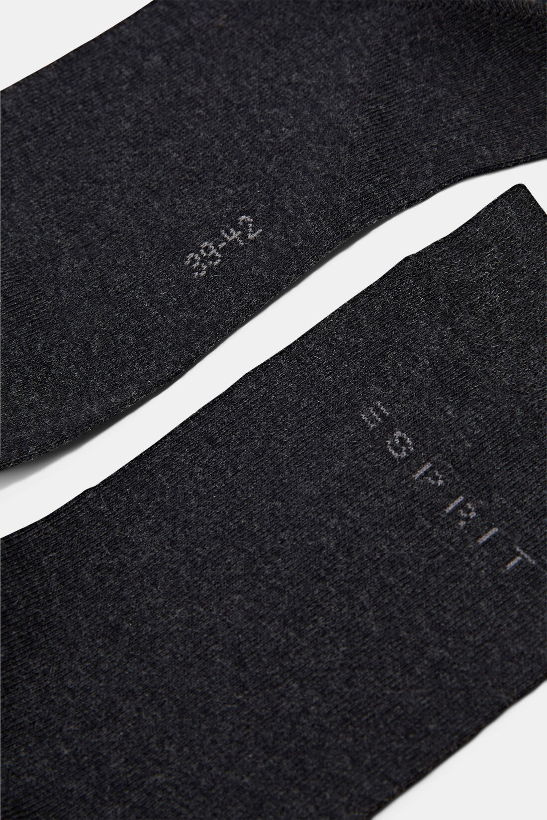 Socken im Doppelpack mit eingestricktem Logo, Bio-Baumwolle