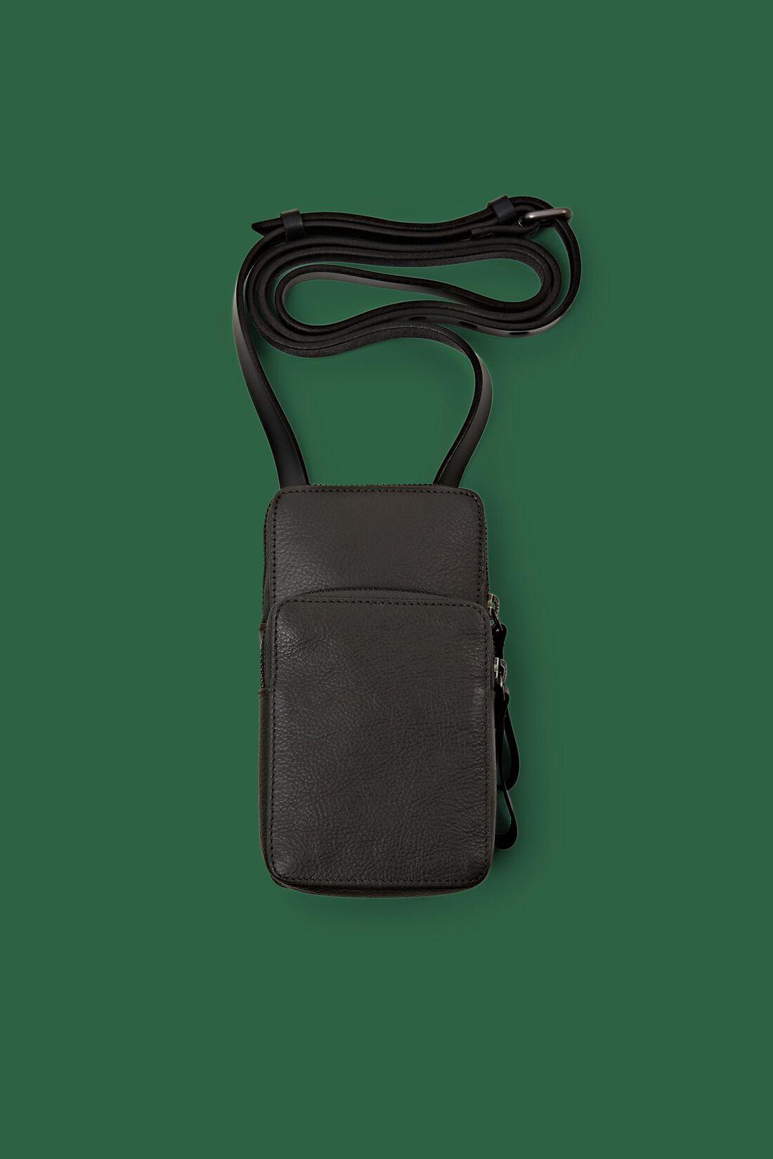 Crossbody-Handytasche aus Leder