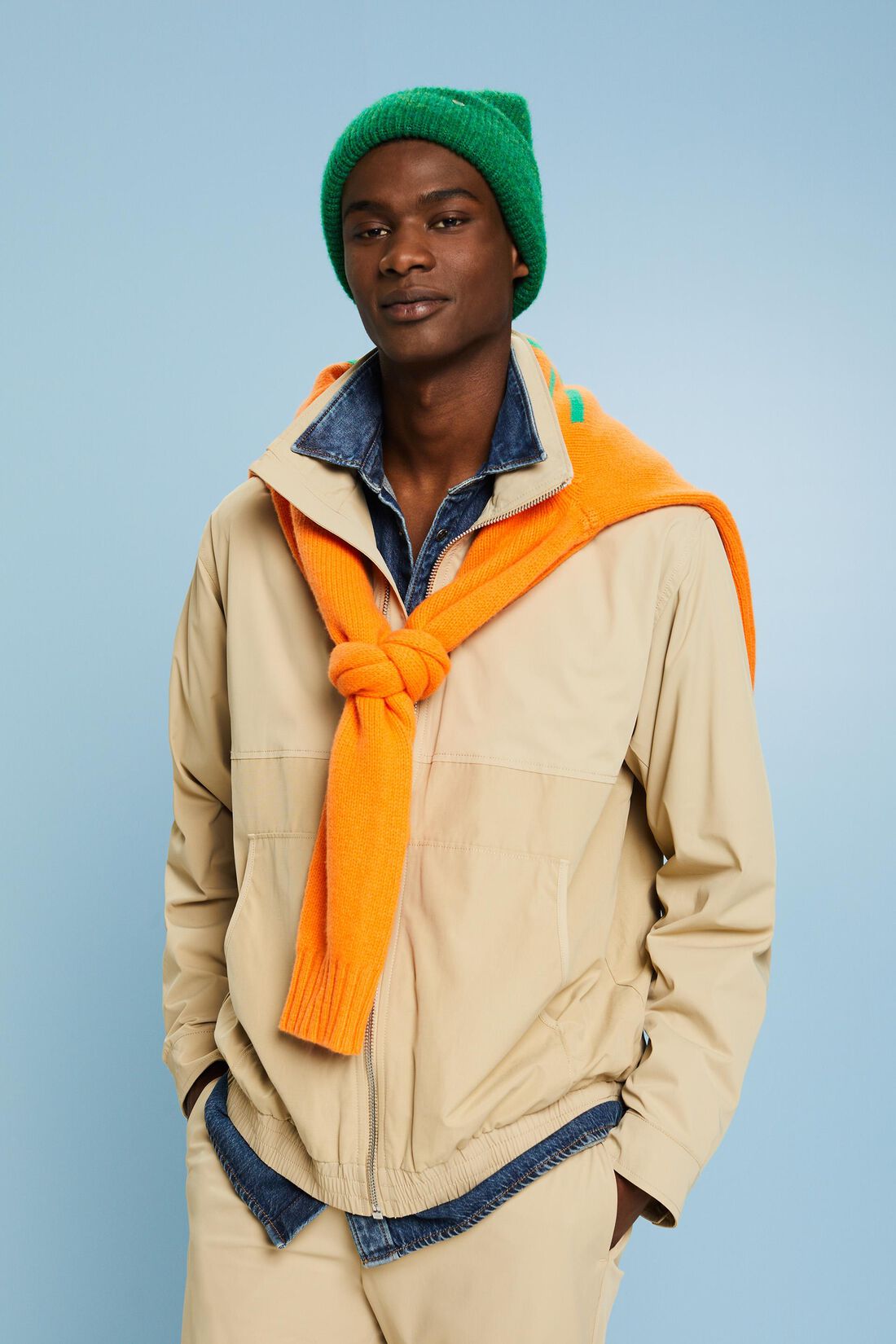 Windbreaker mit Rei&szlig;verschluss