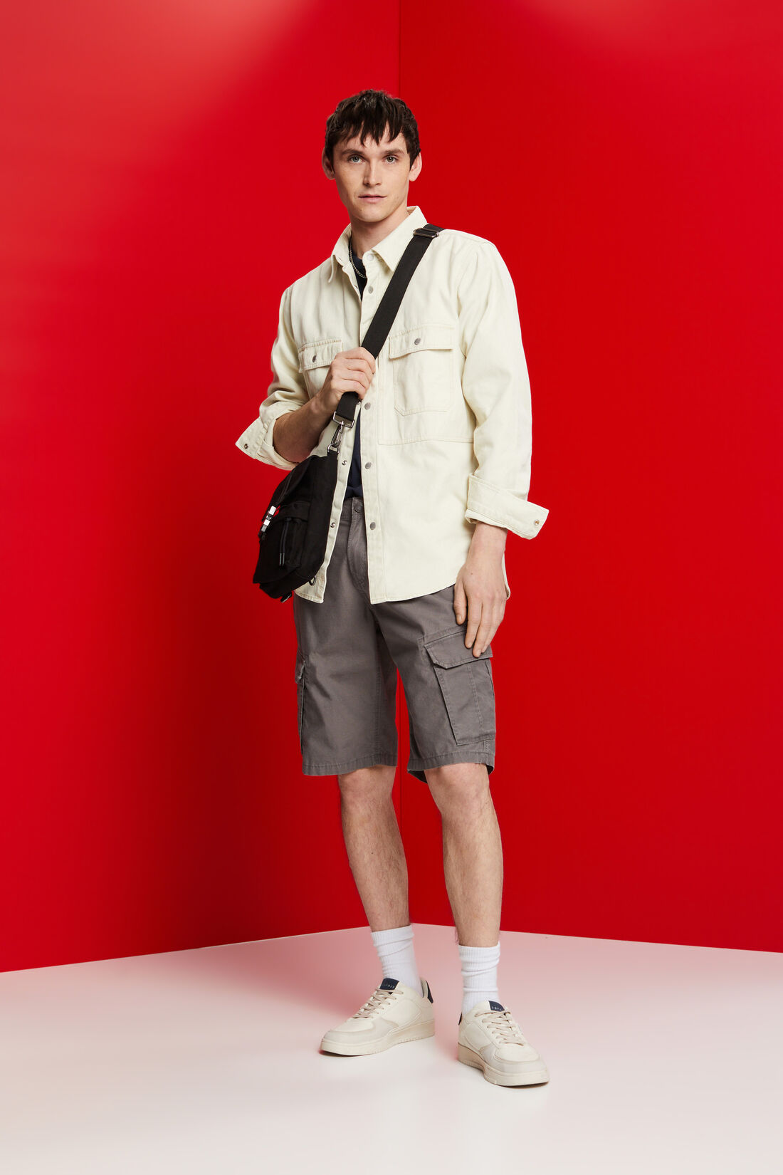 Twill-Overshirt, 100% Baumwolle