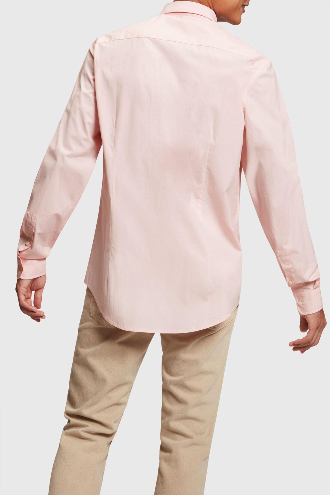 Slim-Fit-Hemd aus Popeline mit Delfin-Aufn&auml;her