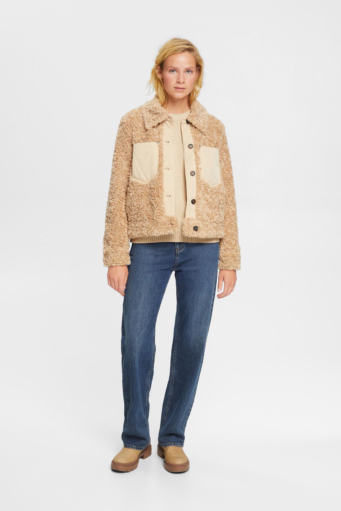 Shacket aus Teddyfell