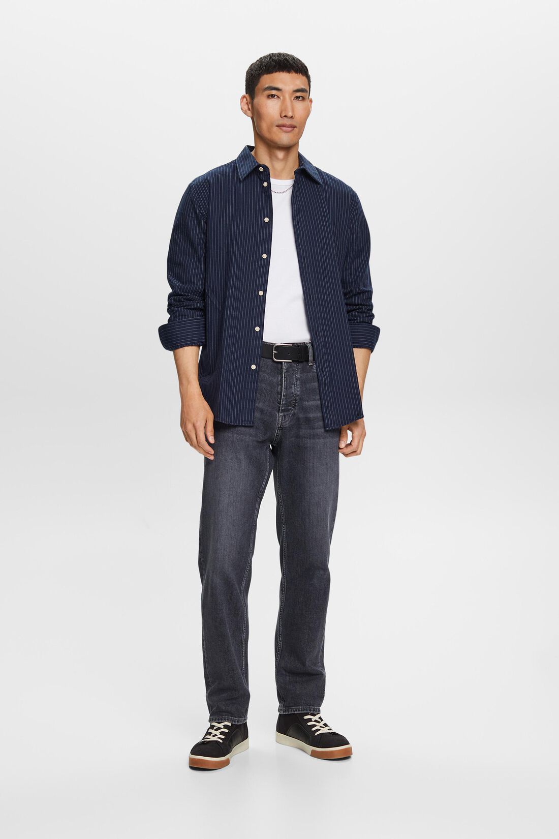 Lockere Retro-Jeans mit mittlerer Bundh&ouml;he