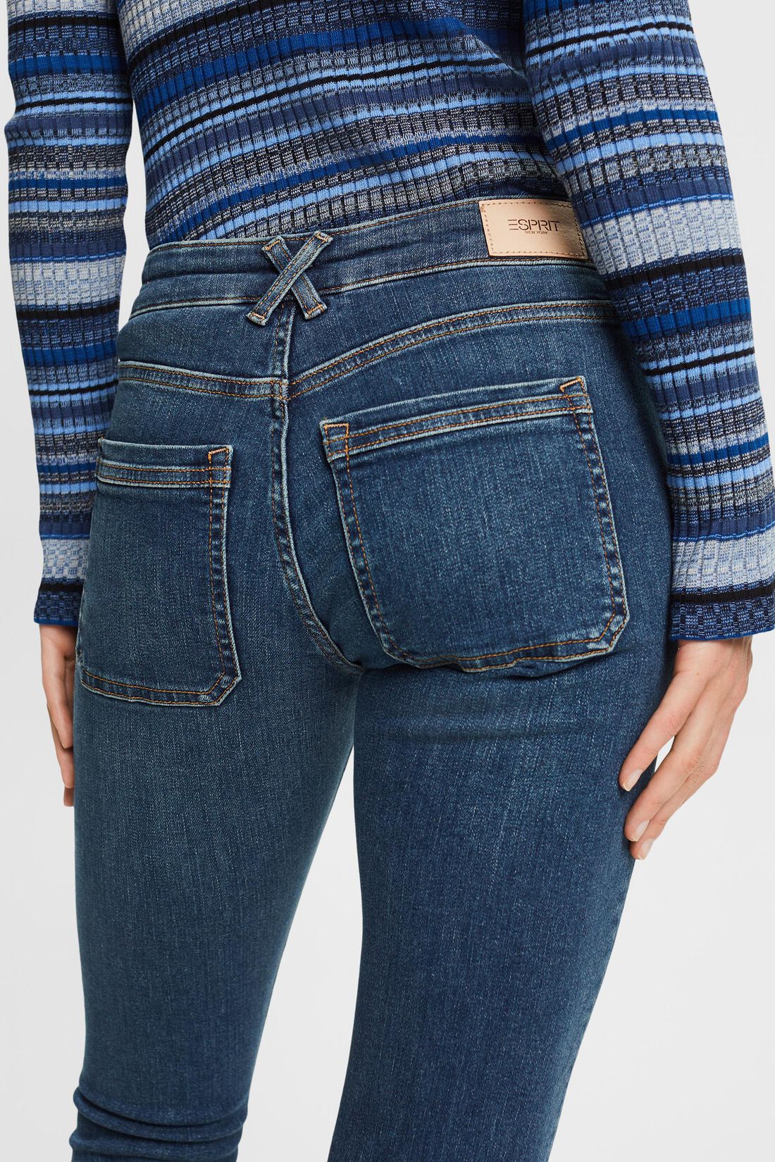 Skinny Jeans mit mittlerer Bundh&ouml;he