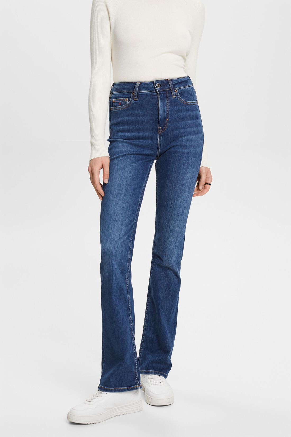 Premium-BootcutJeans mit hohem Bund