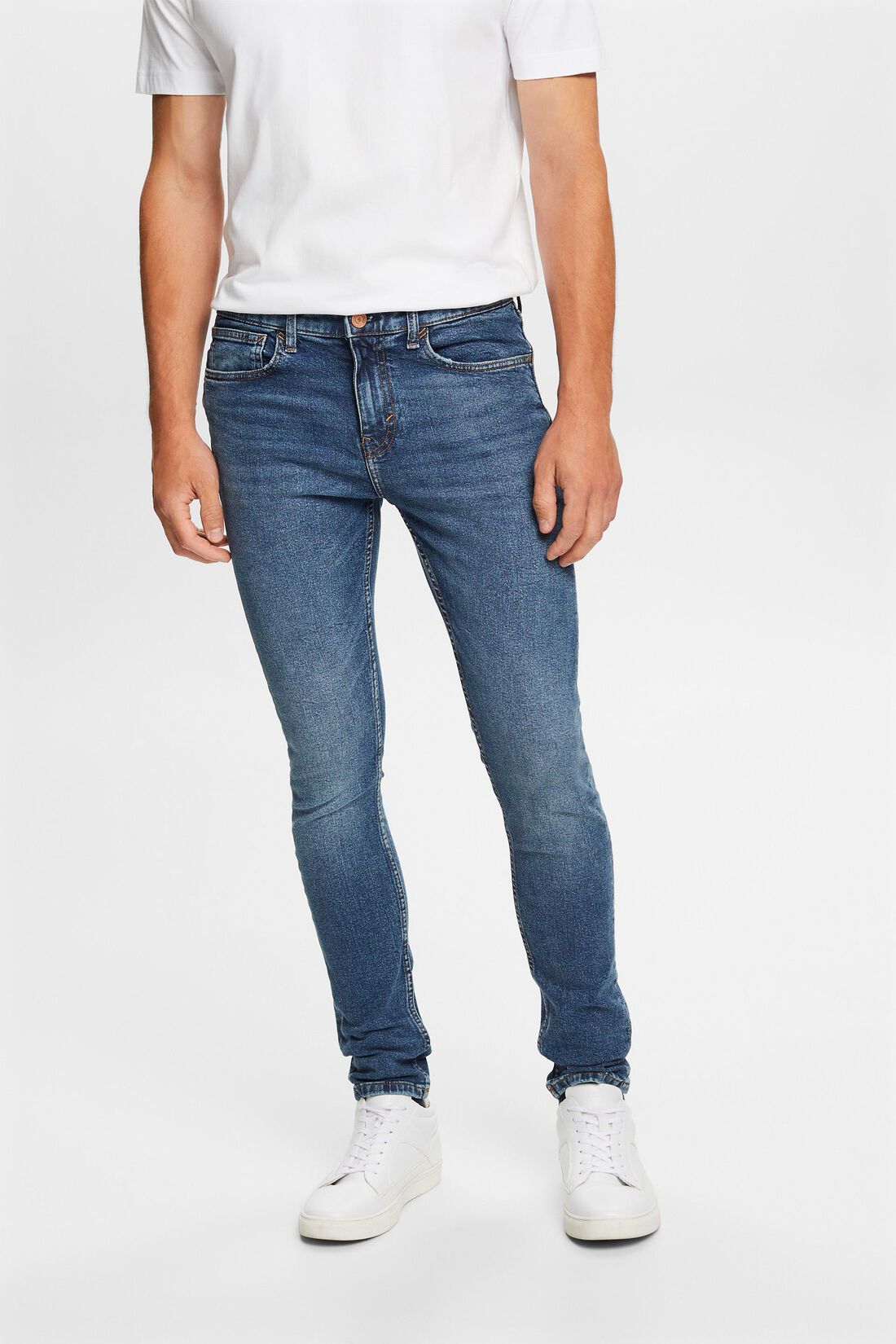 Skinny Jeans mit mittlerer Bundh&ouml;he