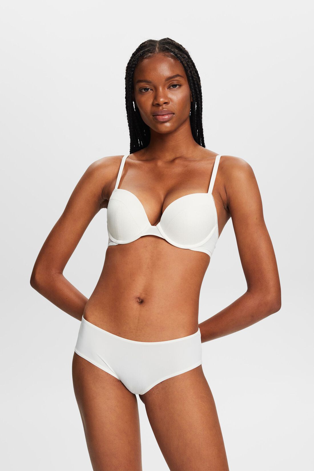 Recycelt: Push-up-BH mit Spitze