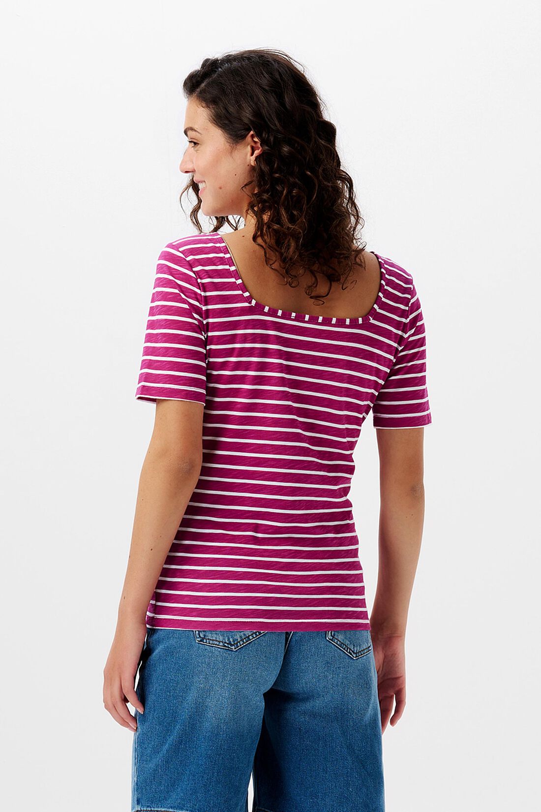 MATERNITY Gestreiftes Jersey-T-Shirt