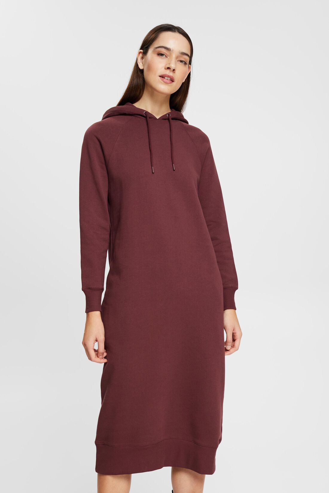 Langes Hoodie-Kleid