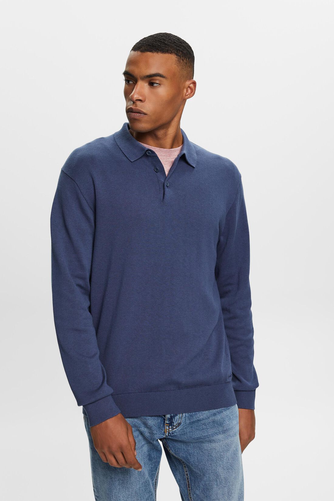 Strickpullover mit Polokragen, TENCEL&trade;
