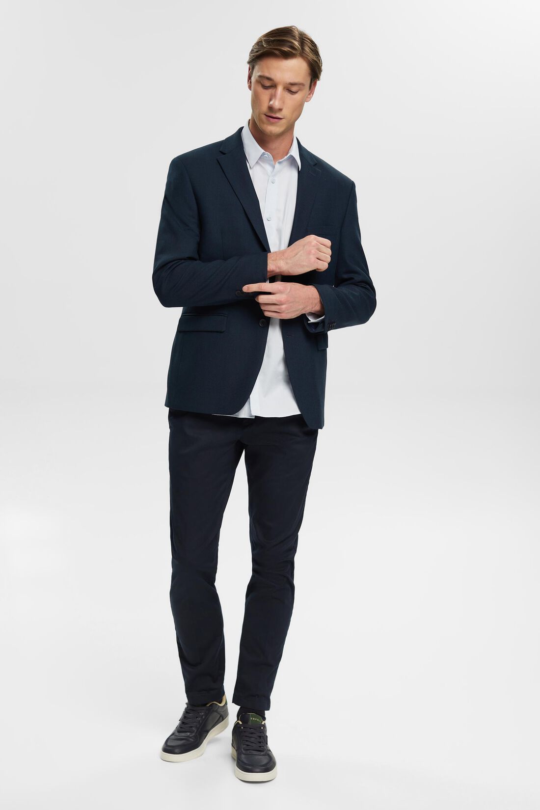 Mix & Match: Blazer mit Birdseye-Muster