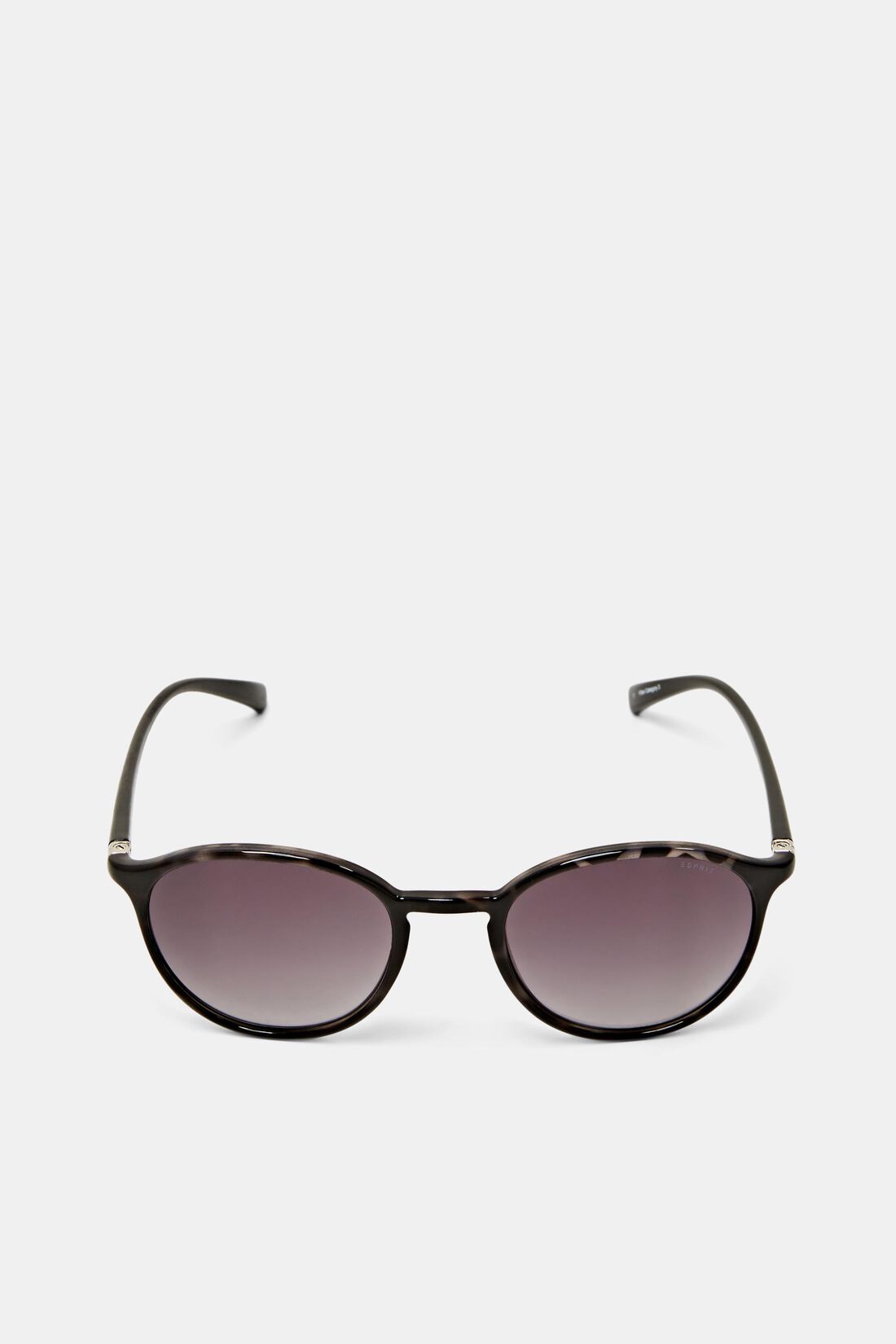 Unisex-Sonnenbrille mit runden Verlaufsgl&auml;sern