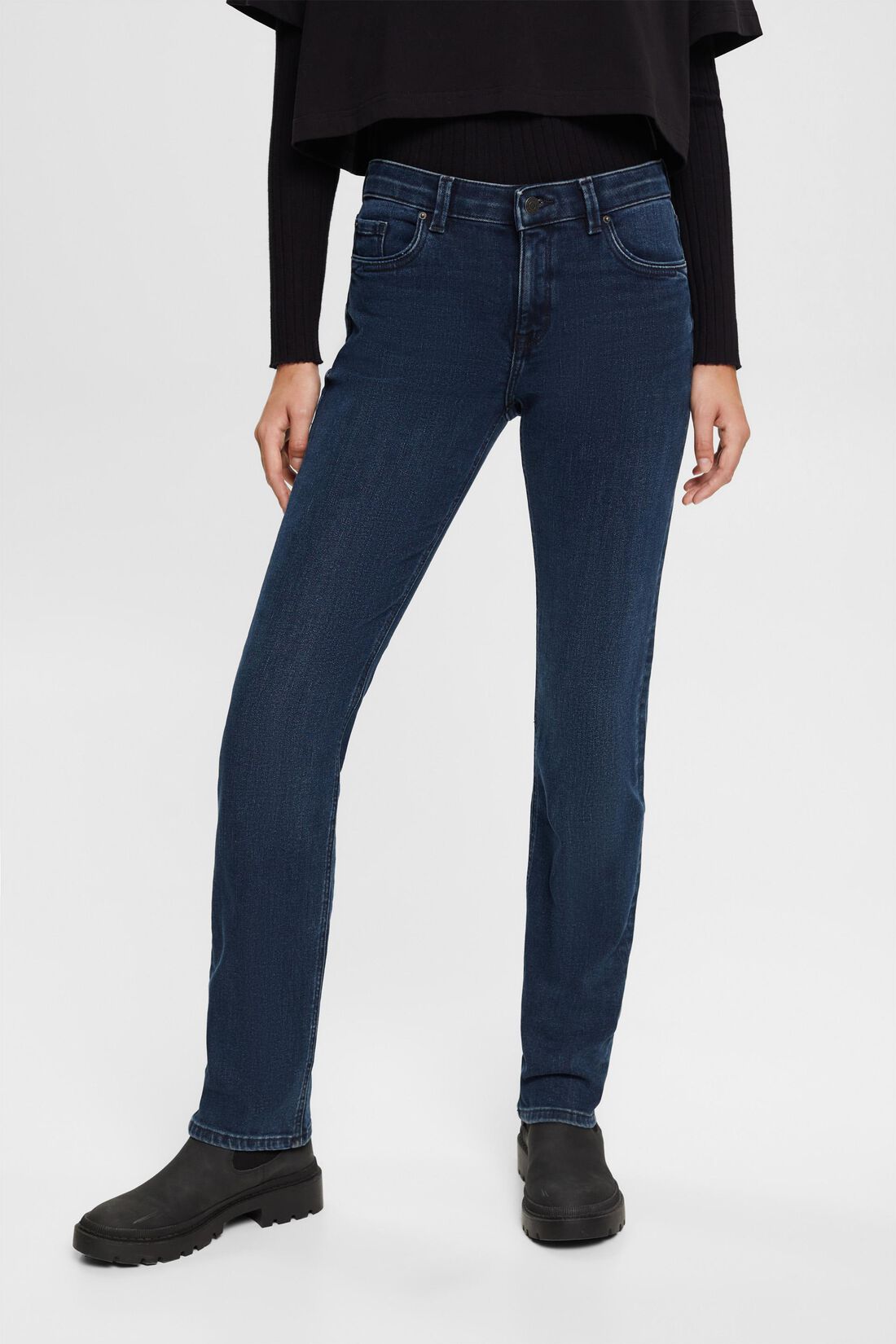 Mid-Rise-Stretchjeans