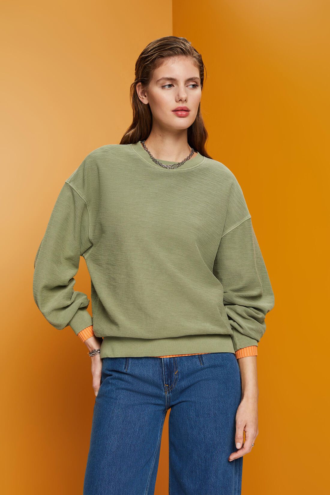 Sweatshirt mit Struktur