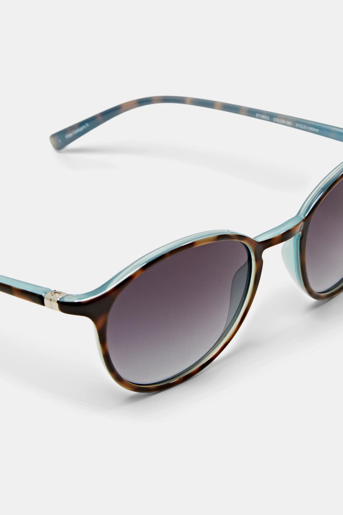 Unisex-Sonnenbrille mit runden Verlaufsgl&auml;sern