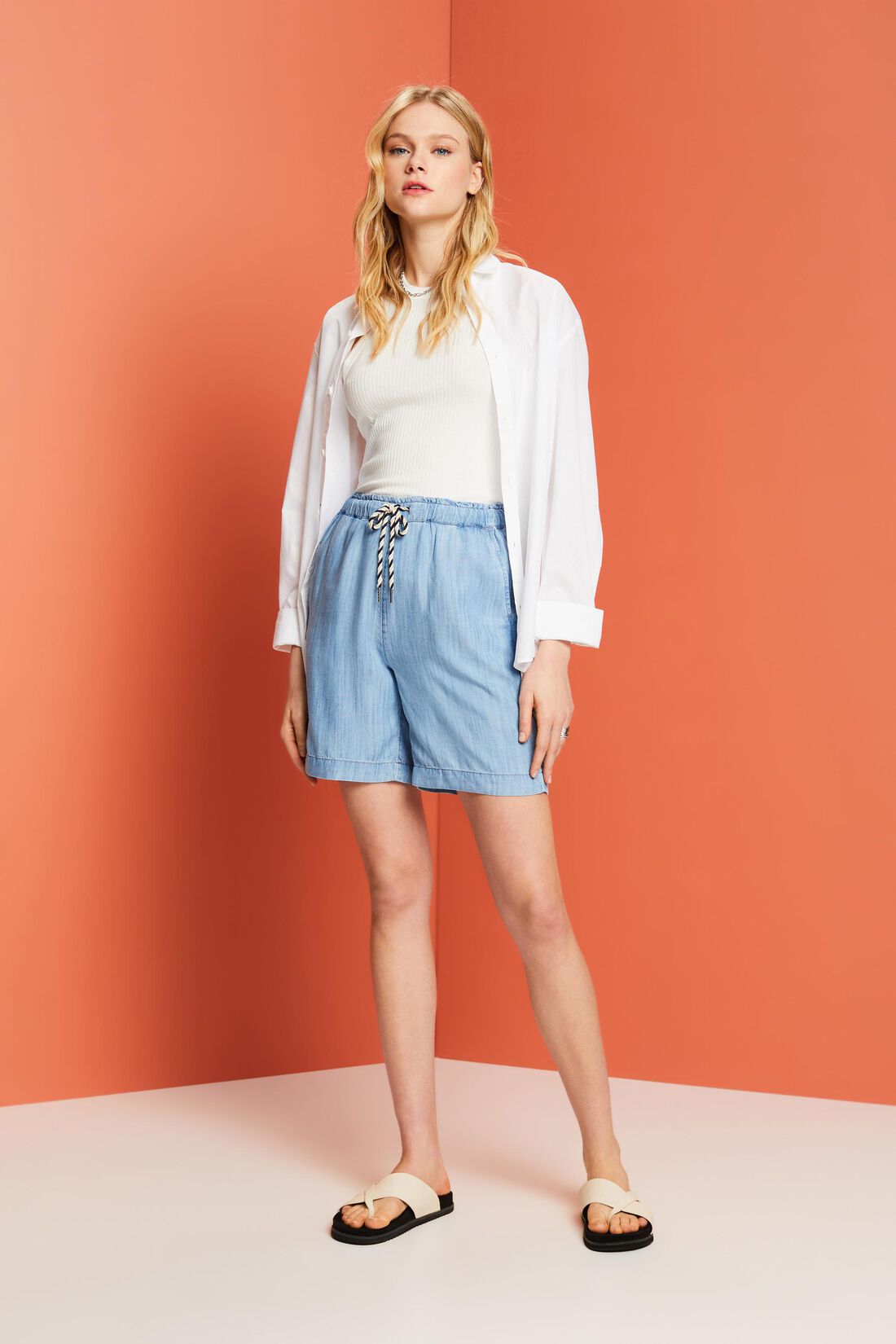 Pull-on-Jeansshorts, TENCEL&trade;