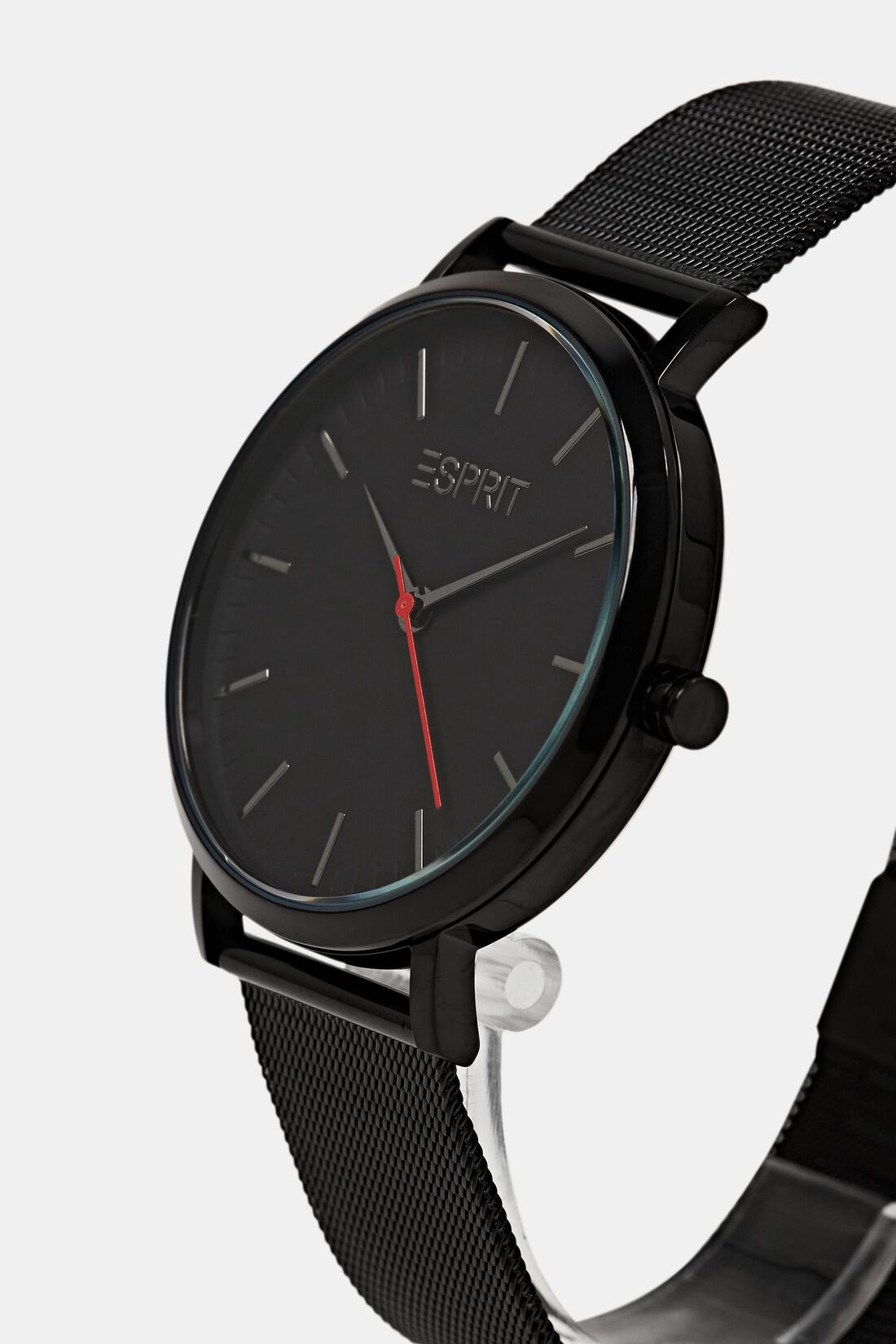 Edelstahluhr mit Mesh-Armband