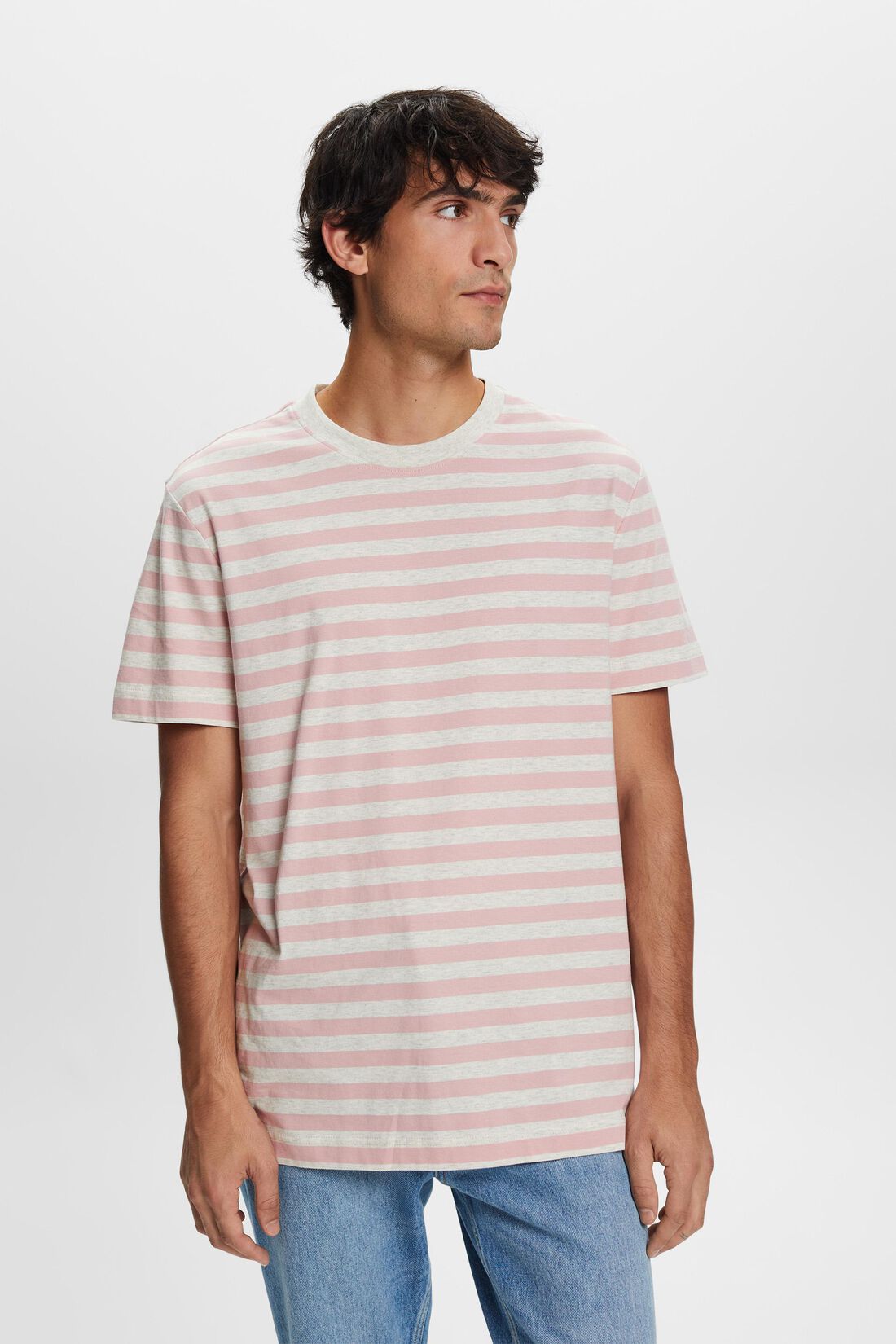 Gestreiftes T-Shirt aus Baumwolljersey