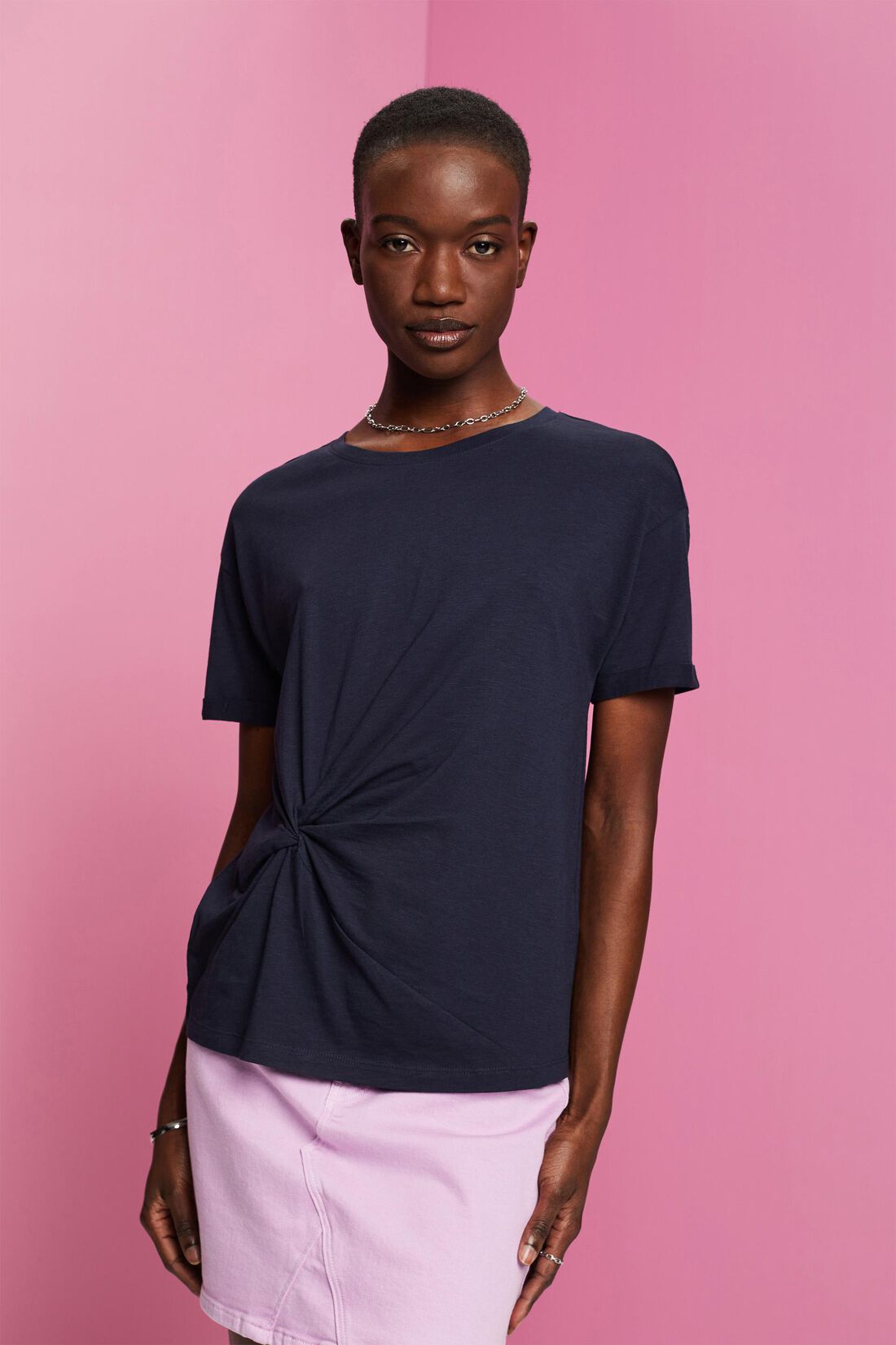 T-Shirt mit Twist-Detail