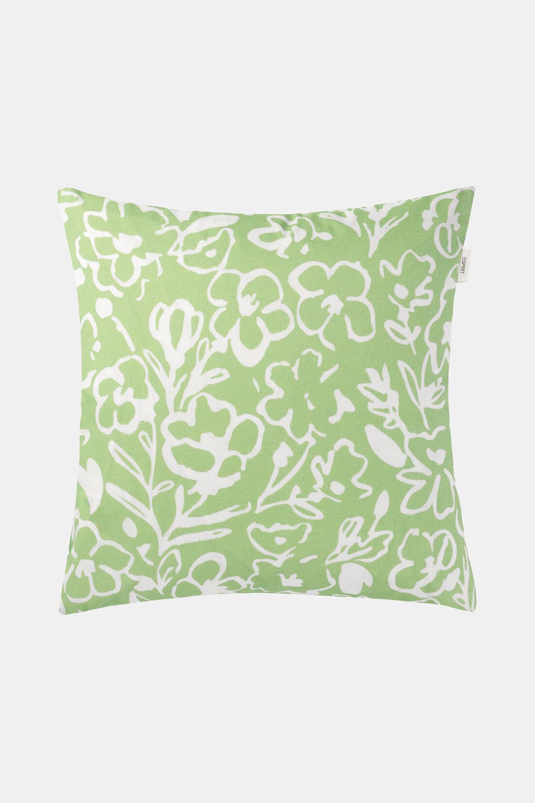 Kissenh&uuml;lle mit floralem Druckmotiv