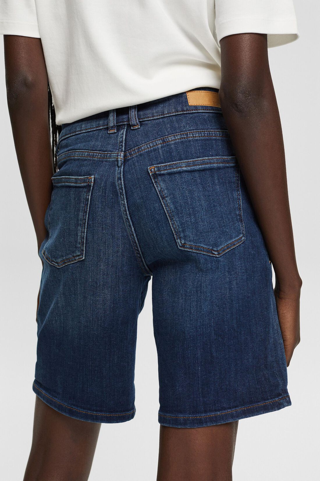 Jeans-Shorts mit Stretch