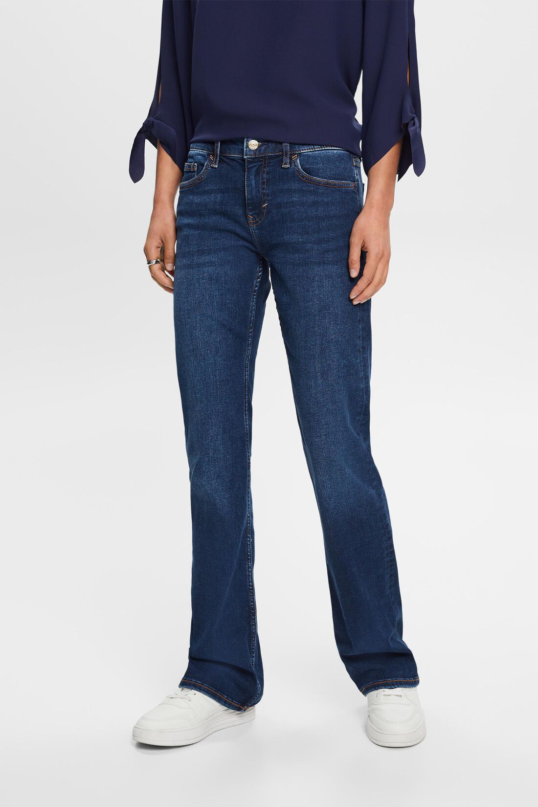 Bootcut Jeans mit mittlerer Bundh&ouml;he