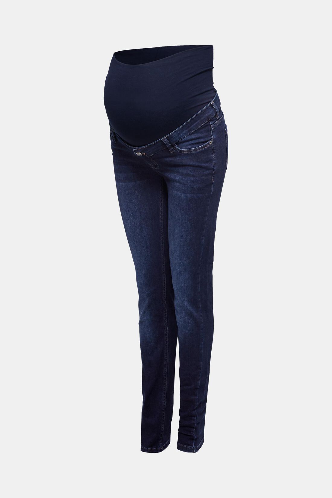 Stretch-Jeans mit &Uuml;berbauchbund