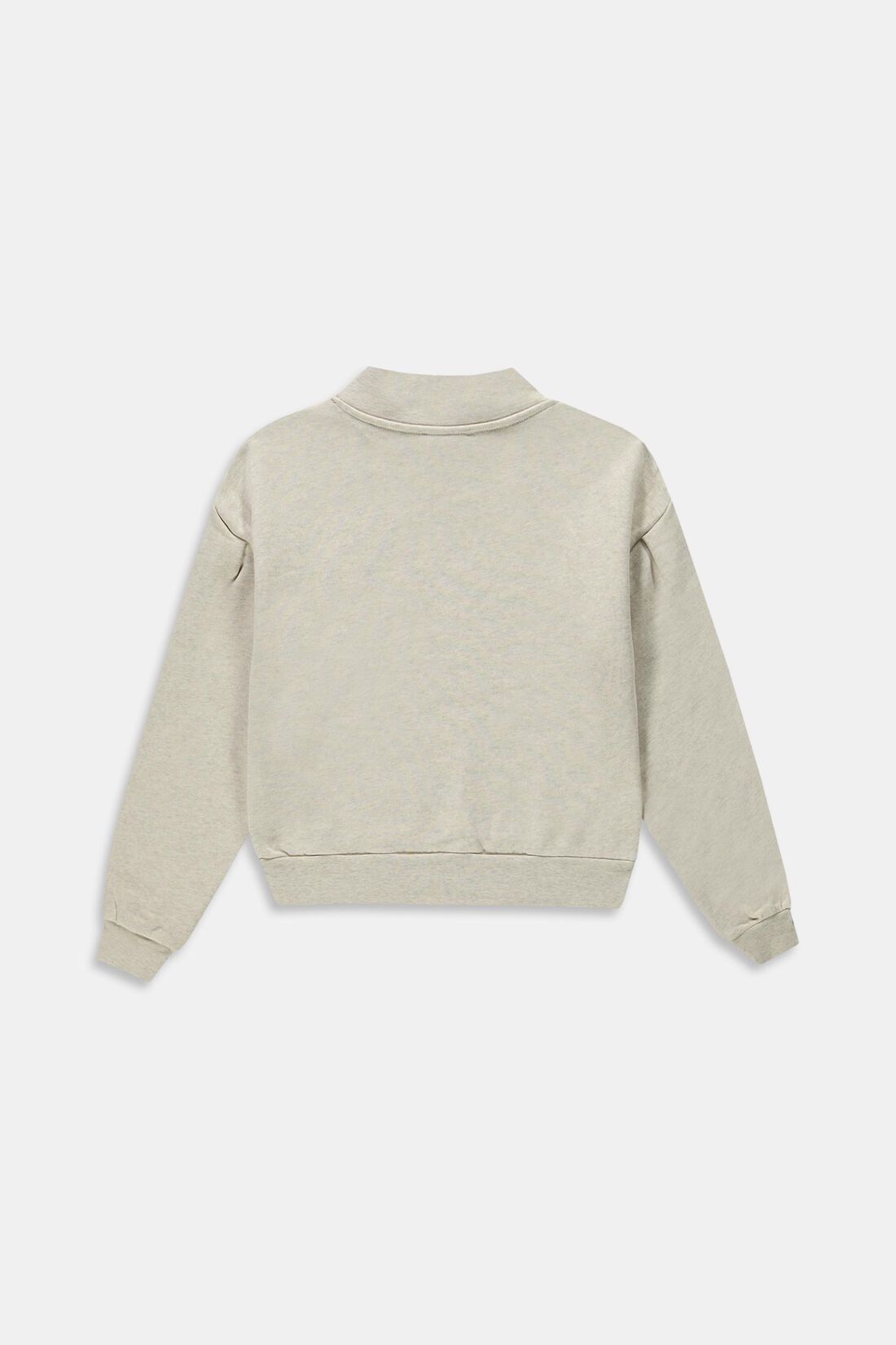 Sweatshirt mit Stehkragen und Statement-Print