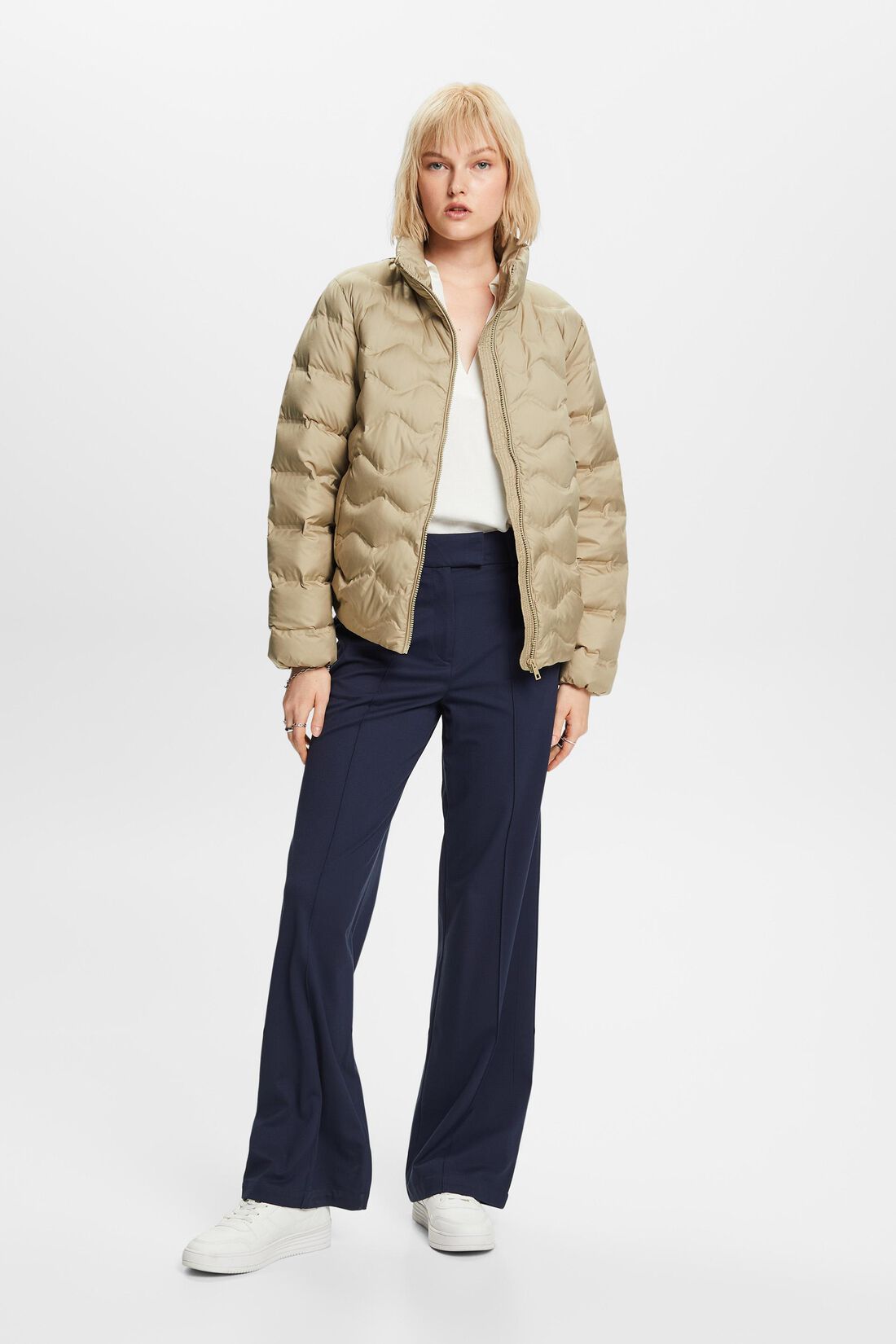 Recycelt: Gesteppte Pufferjacke