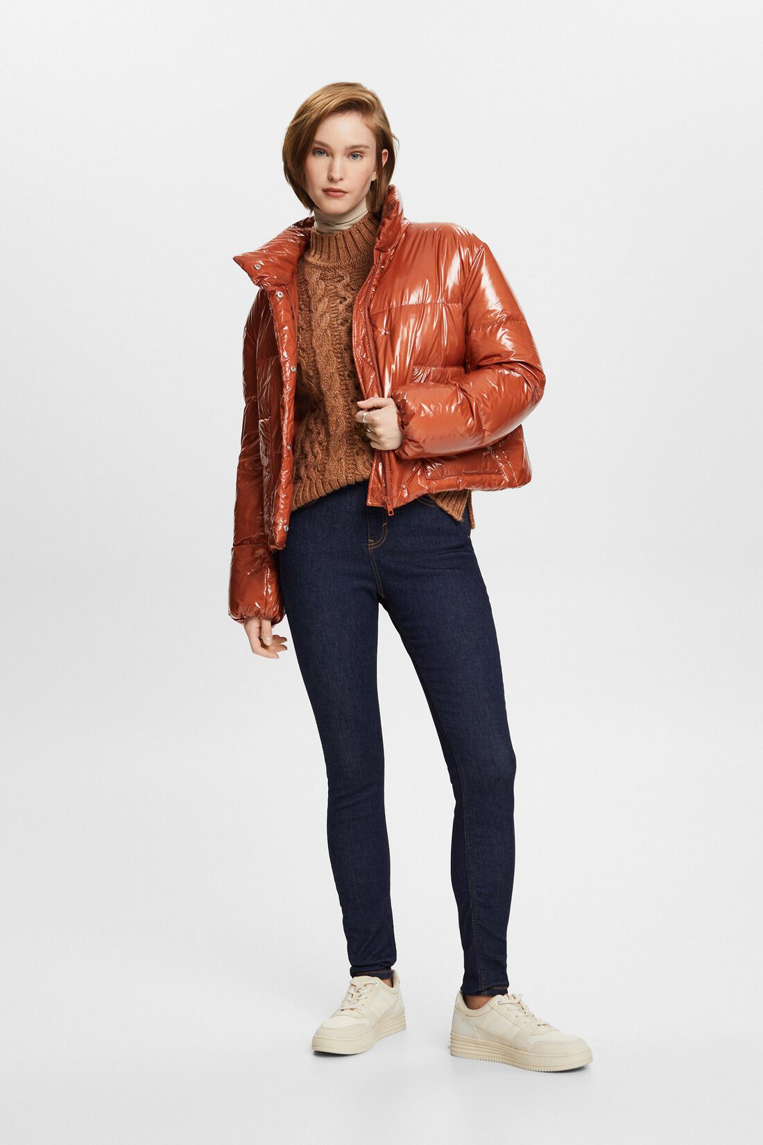 High-Rise-Jeans im Skinny Fit