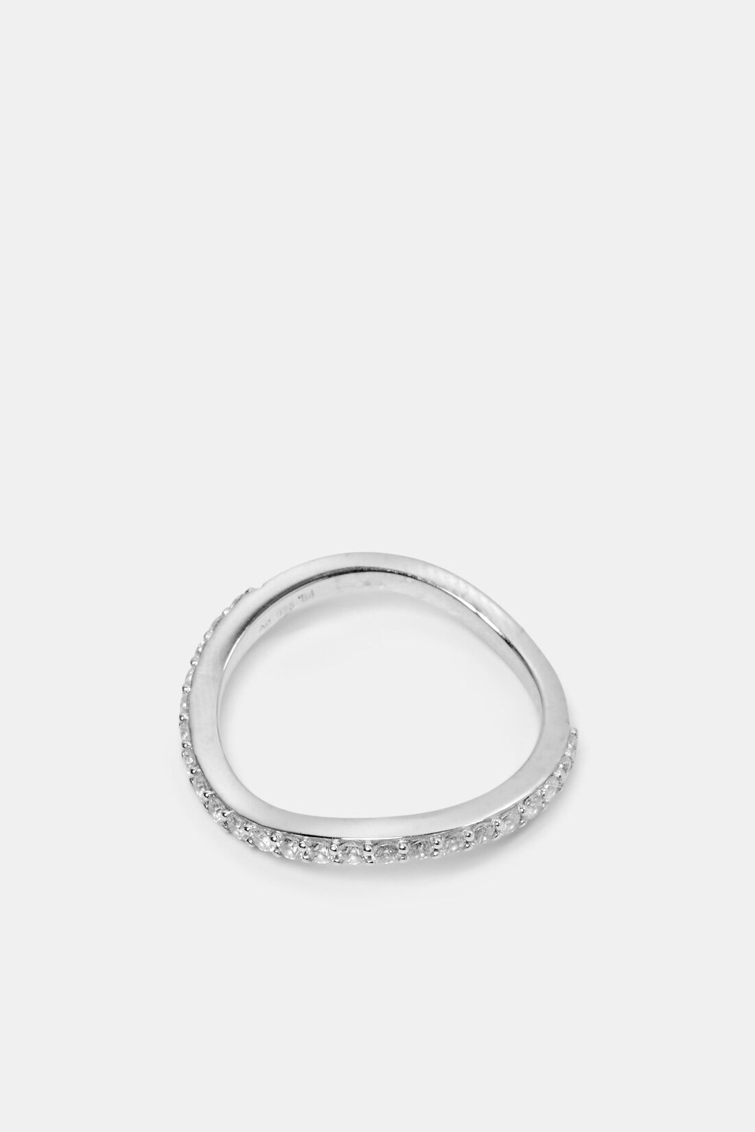 Geschwungener Ring aus Sterlingsilber