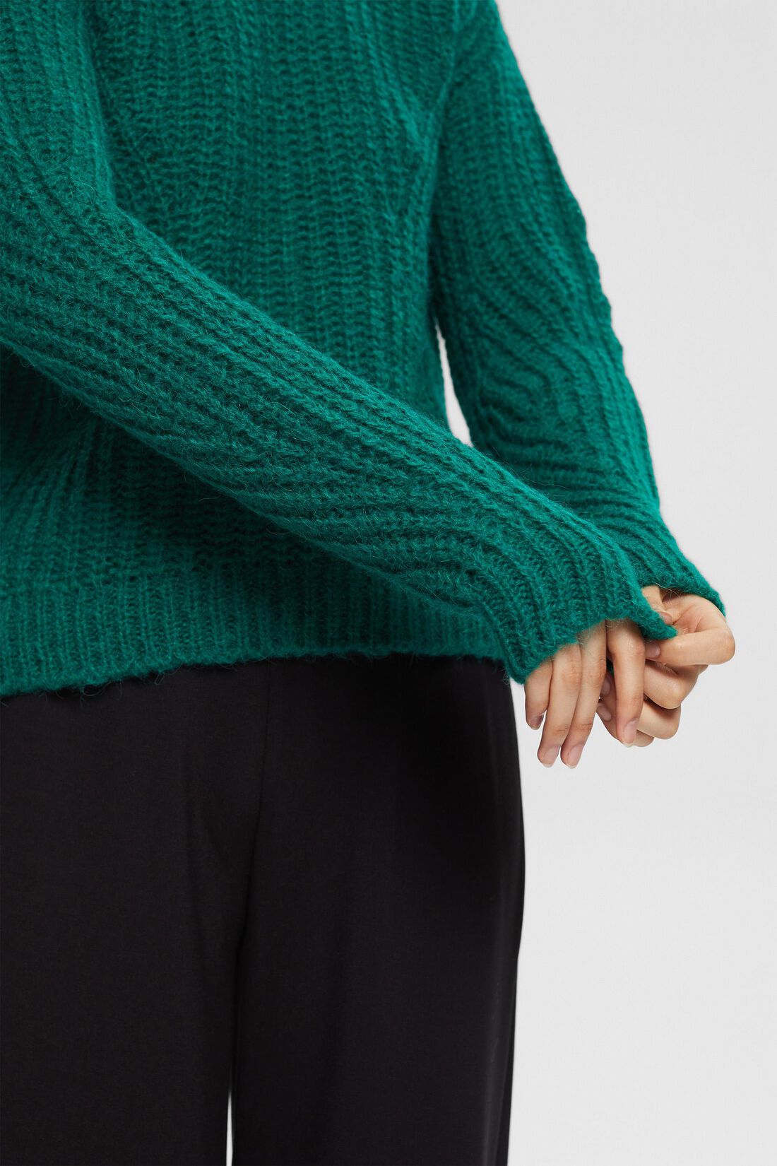 Mit Alpaka: Strickpullover