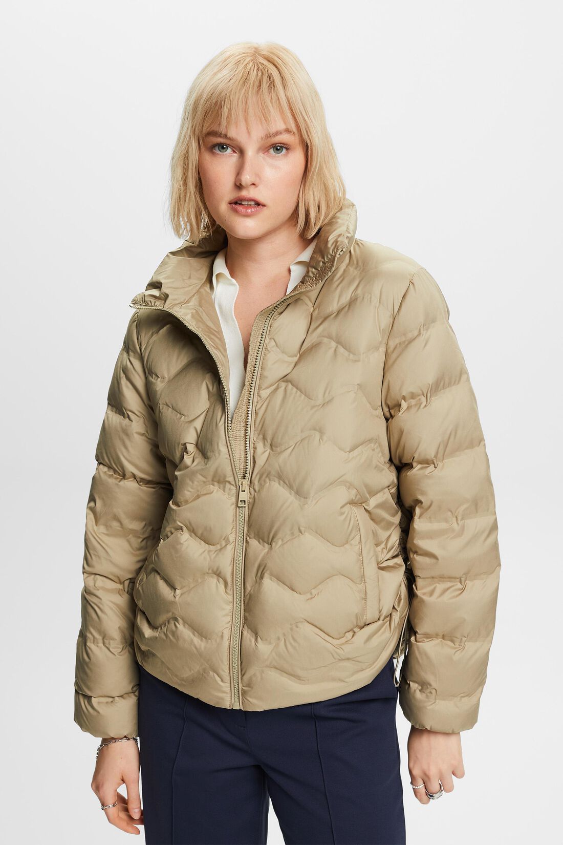 Recycelt: Gesteppte Pufferjacke