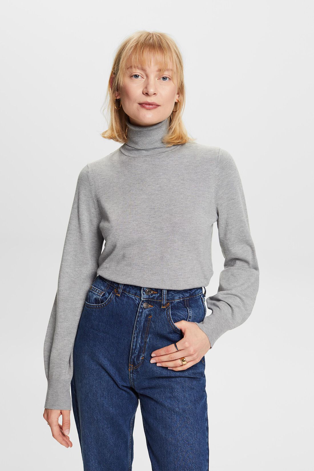 Basic-Rollkragenpullover, LENZING&trade; ECOVERO&trade;
