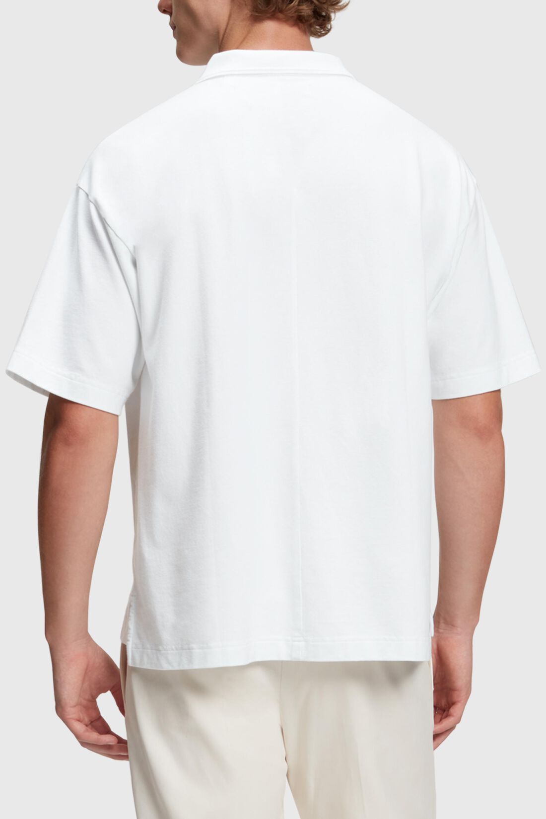 Relaxed Fit Poloshirt mit Dolphin-Badge
