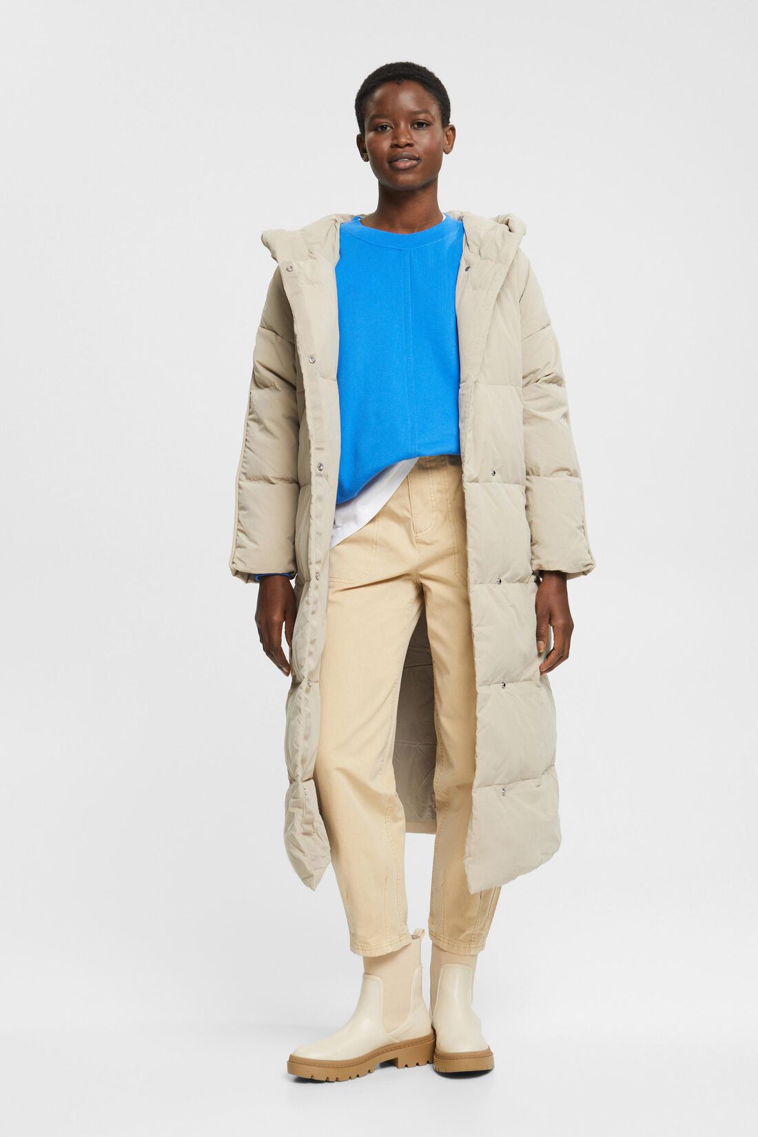 Puffer Coat in Longform