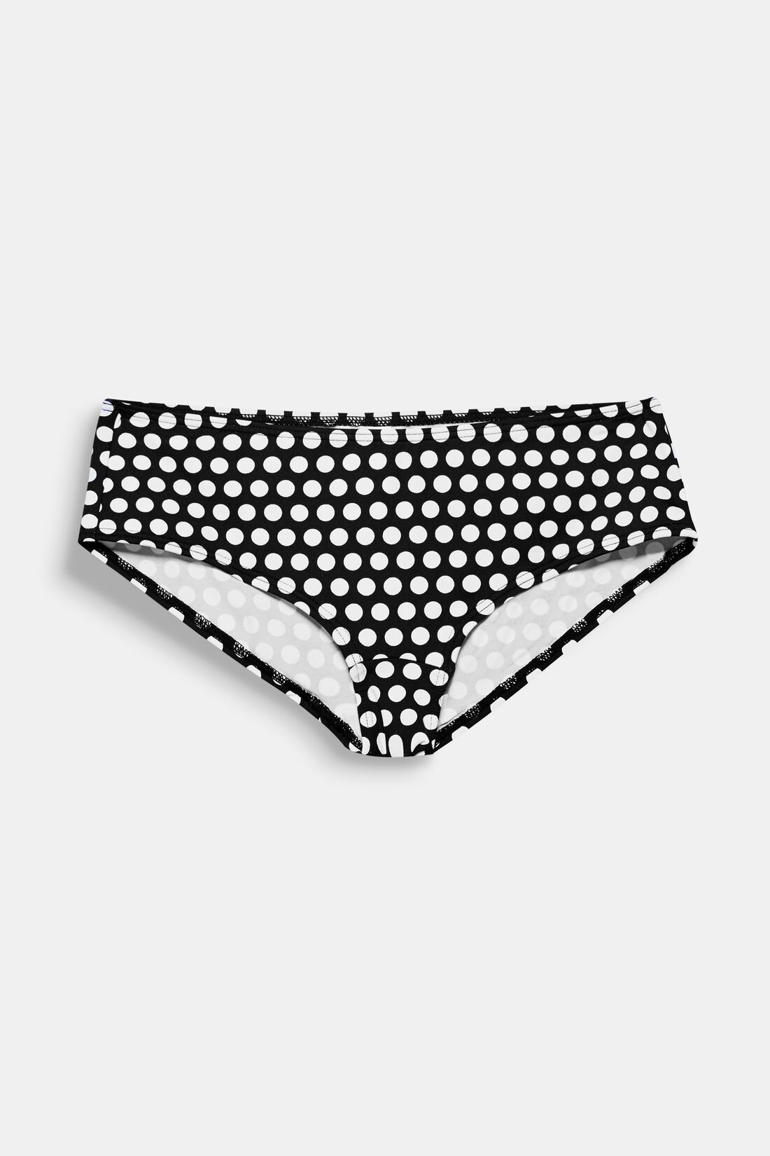 Hipster-Slip mit Tupfen-Print